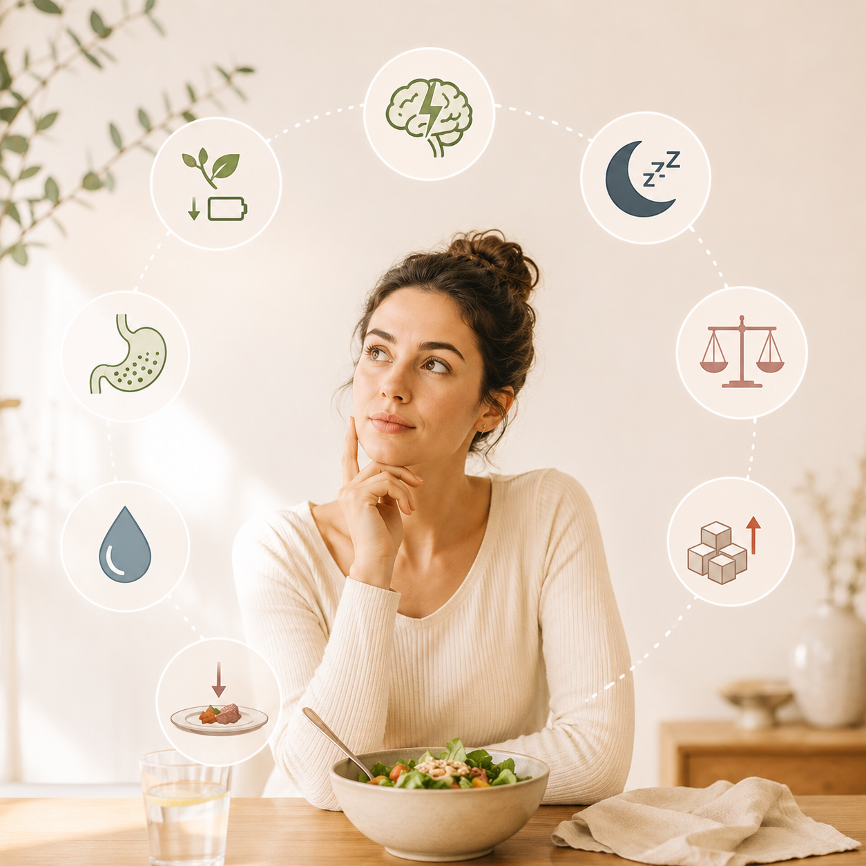 Toujour faim même après les repas ?Les 7 causes possibles et comment retrouver la satiété_Laborantin