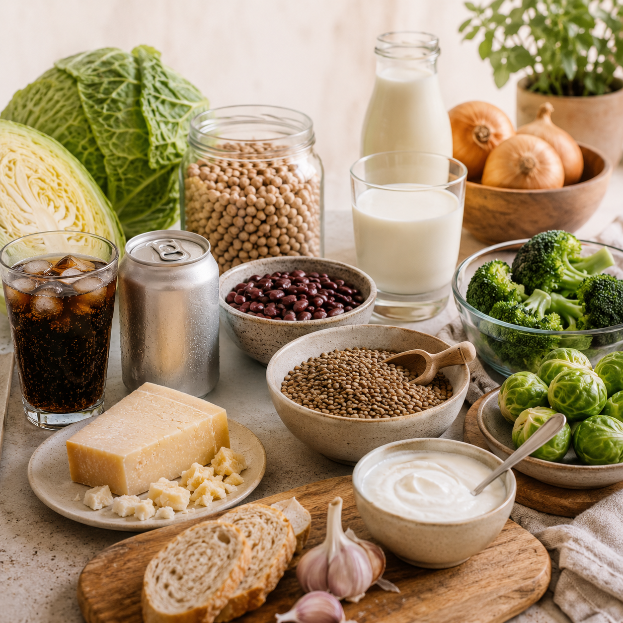Aliments qui font gonfler le ventre : lesquels surveiller ?_Laborantin