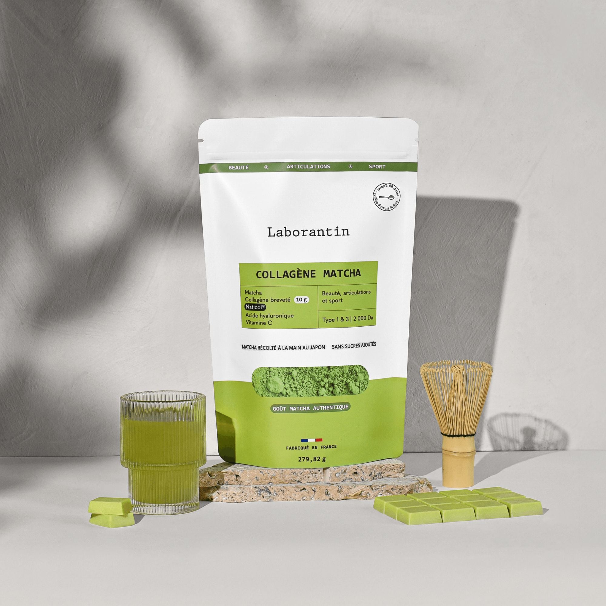 Poudre de Collagène Matcha_Laborantin