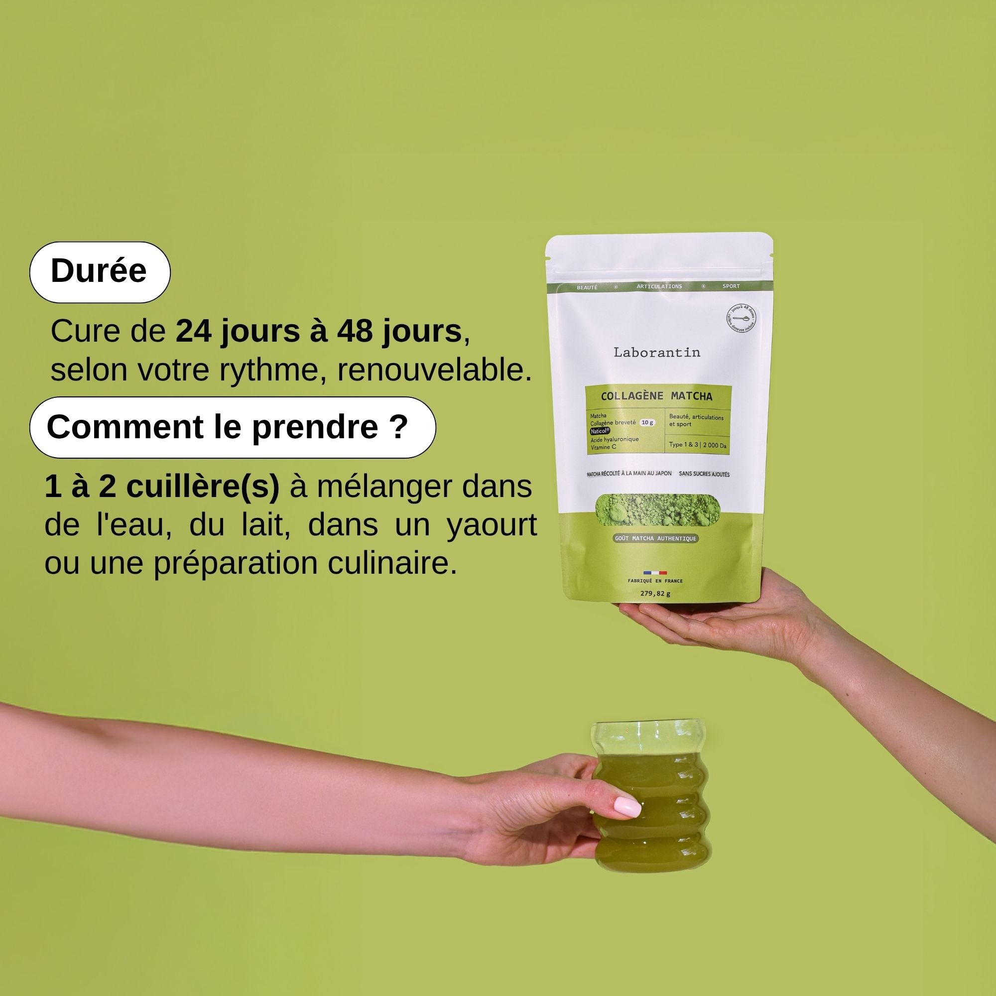 Meilleur Collagène Matcha_Laborantin