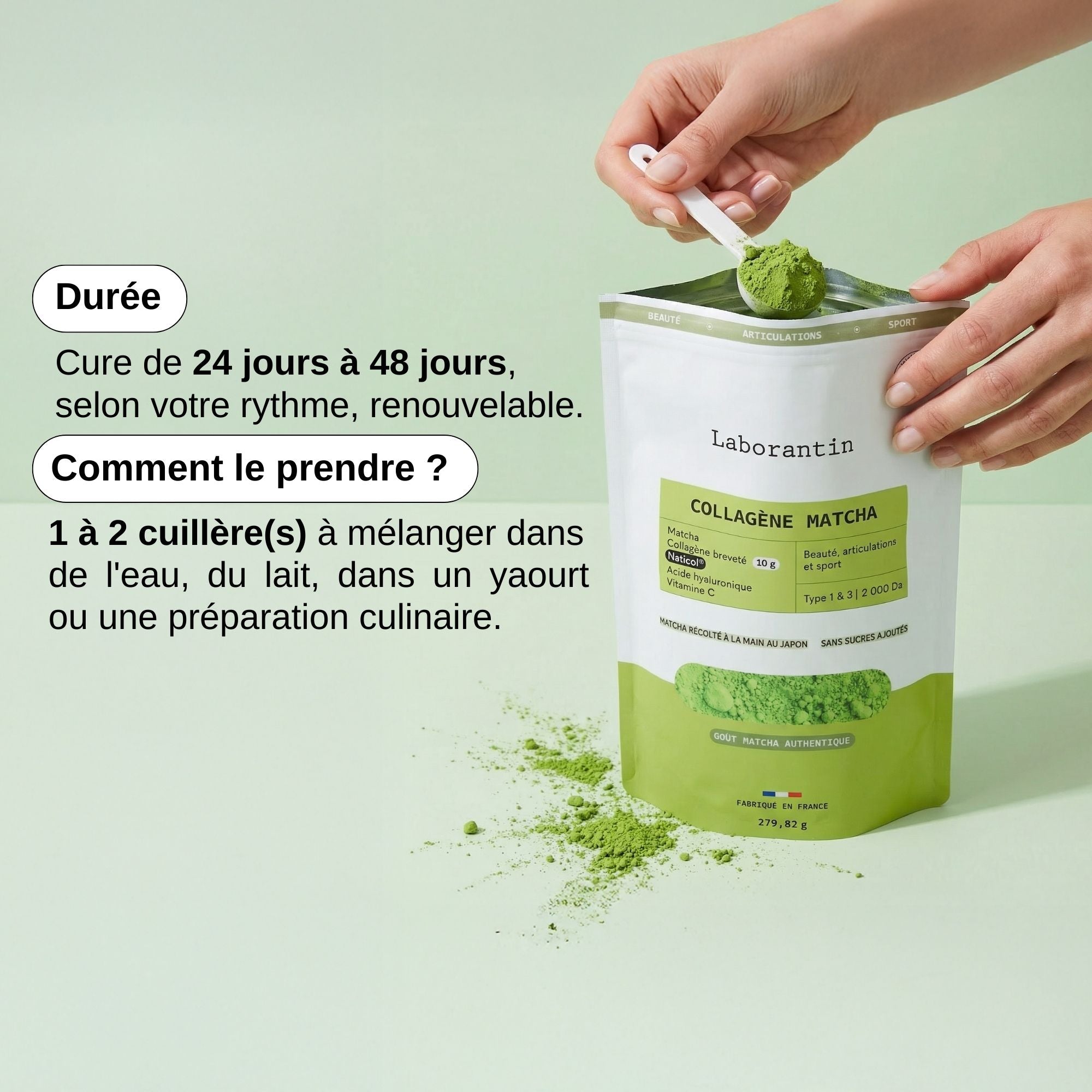 Meilleur Collagène Matcha_Laborantin