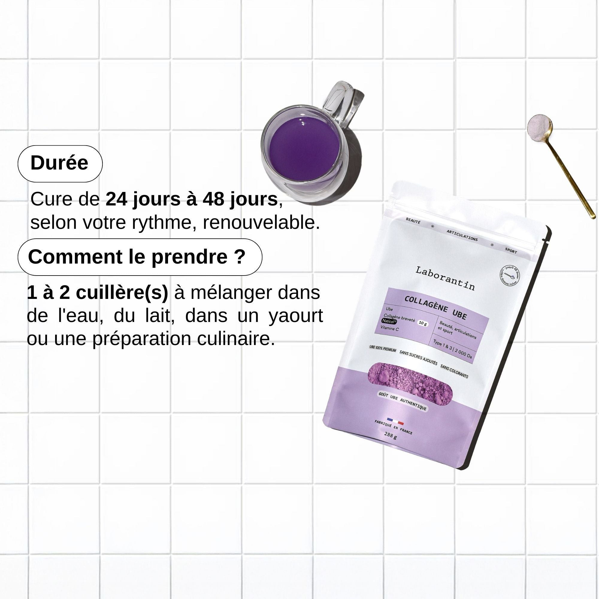 Collagène UbePoudre_Laborantin