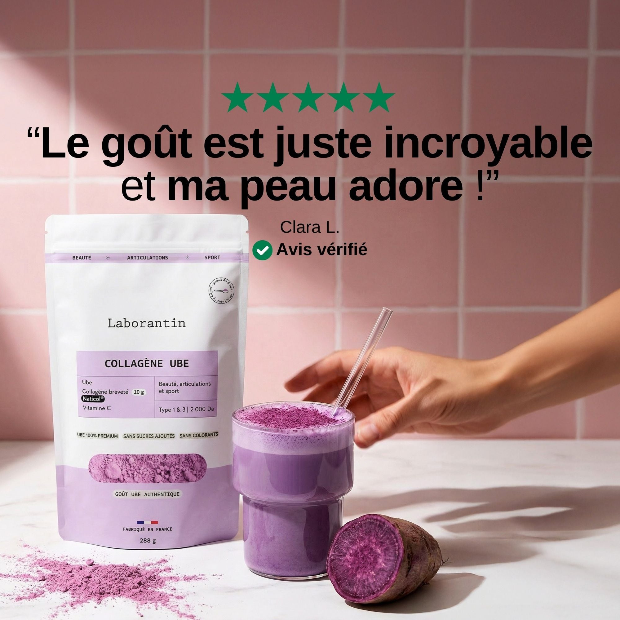 Avis Collagène Ube_Laborantin