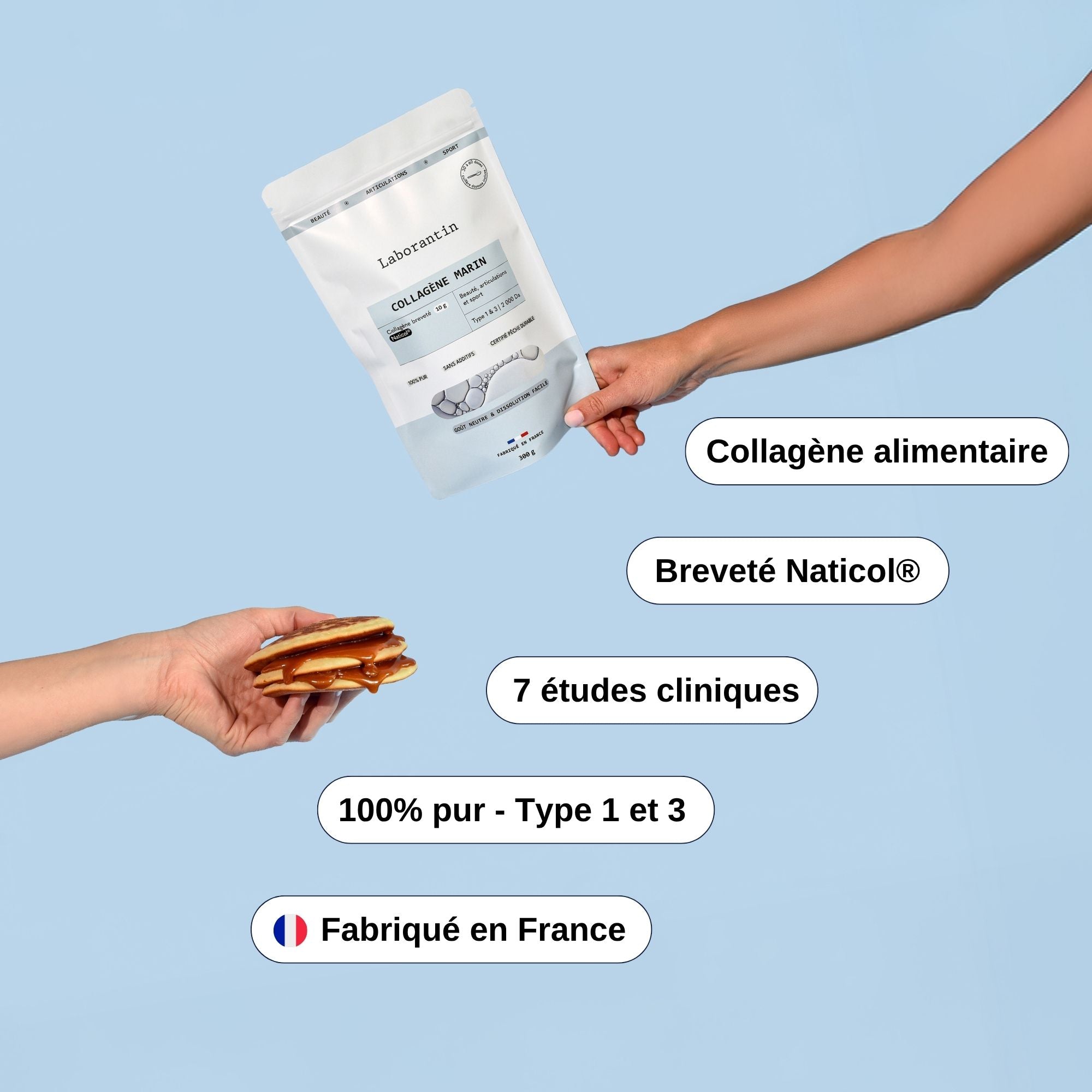 Collagène marin Naticol poudre_Laborantin