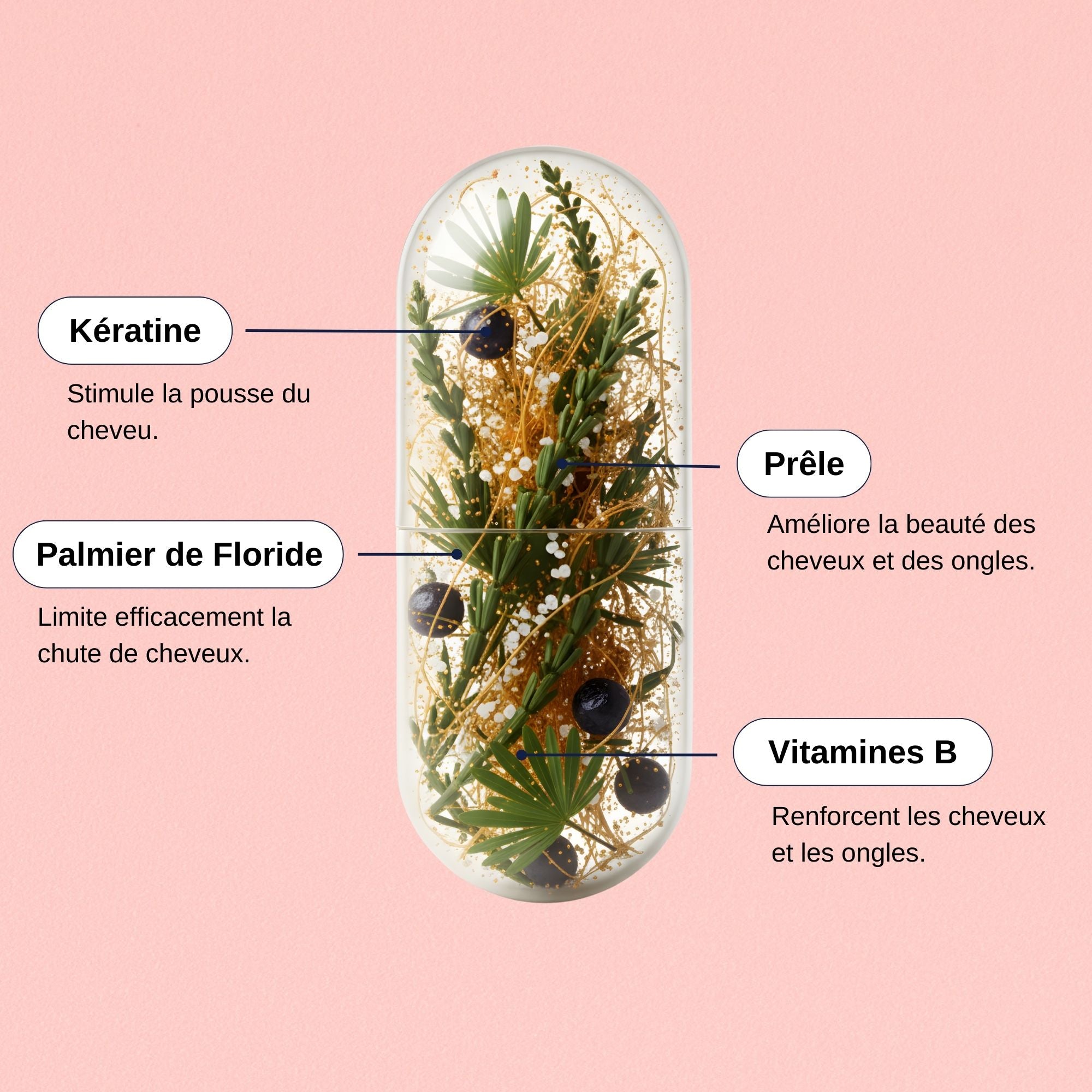 Ingrédients Kératine Complexe Cheveux et Ongles_Laborantin