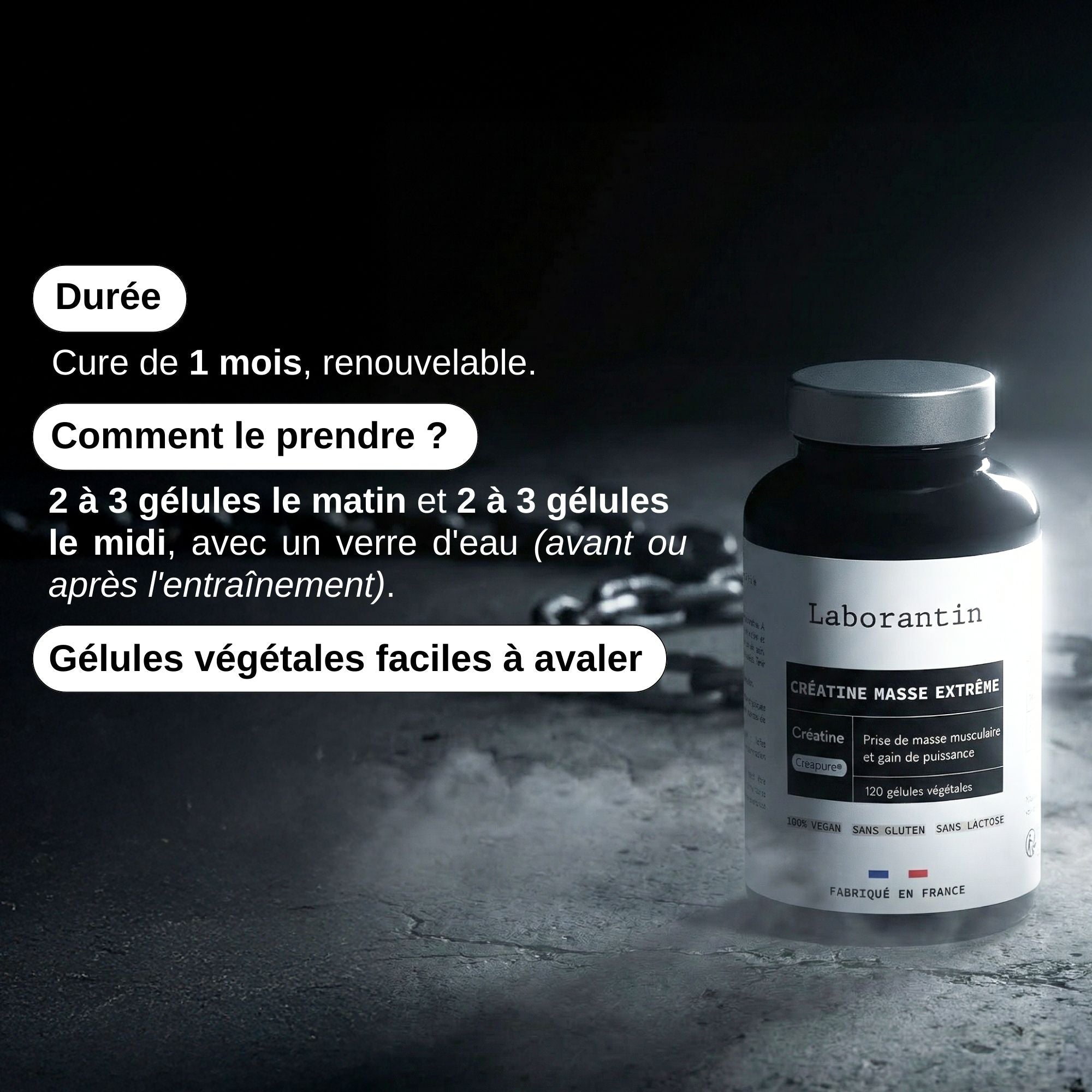 Créatine muscle sec_Laborantin