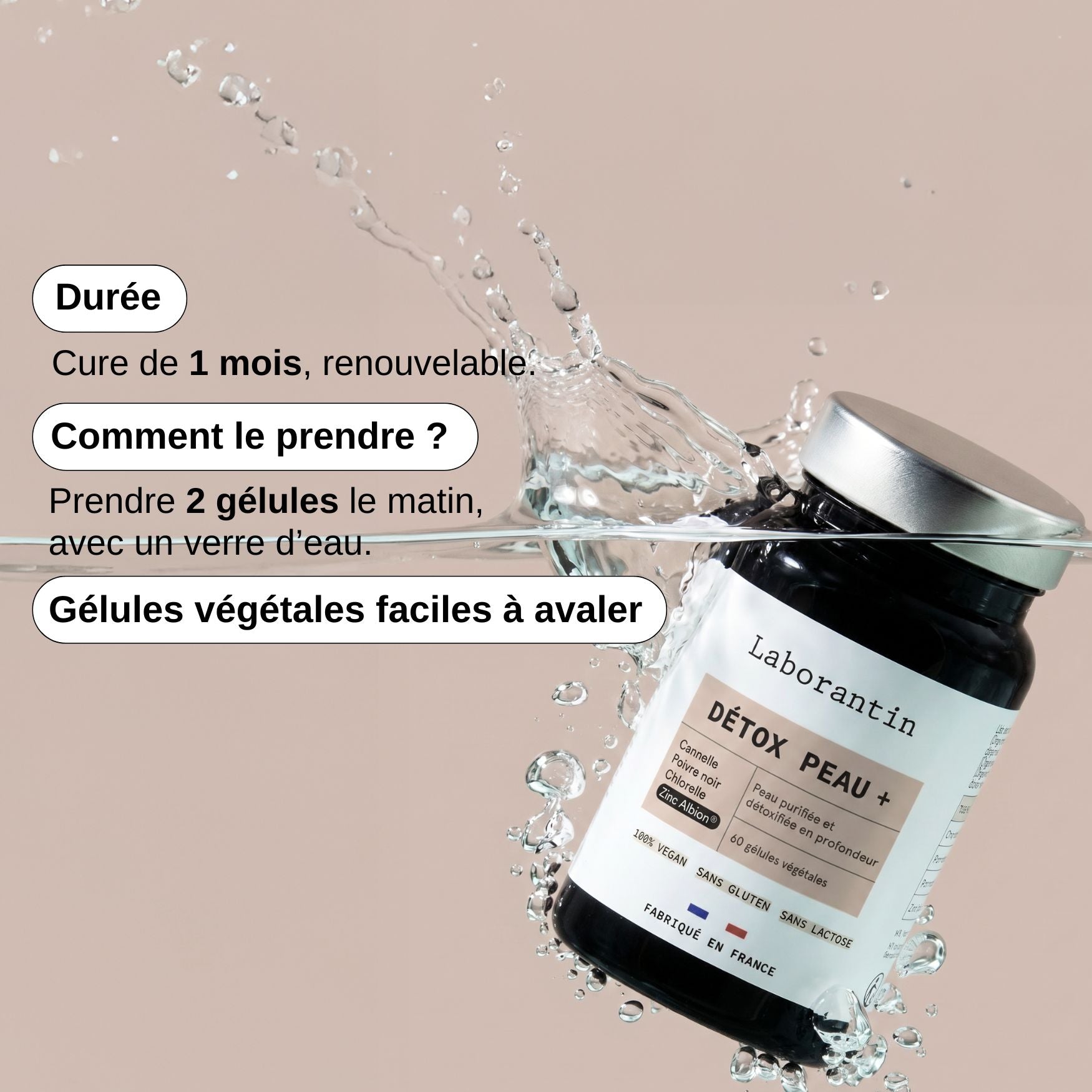 Complément alimentaire peau_
Laborantin