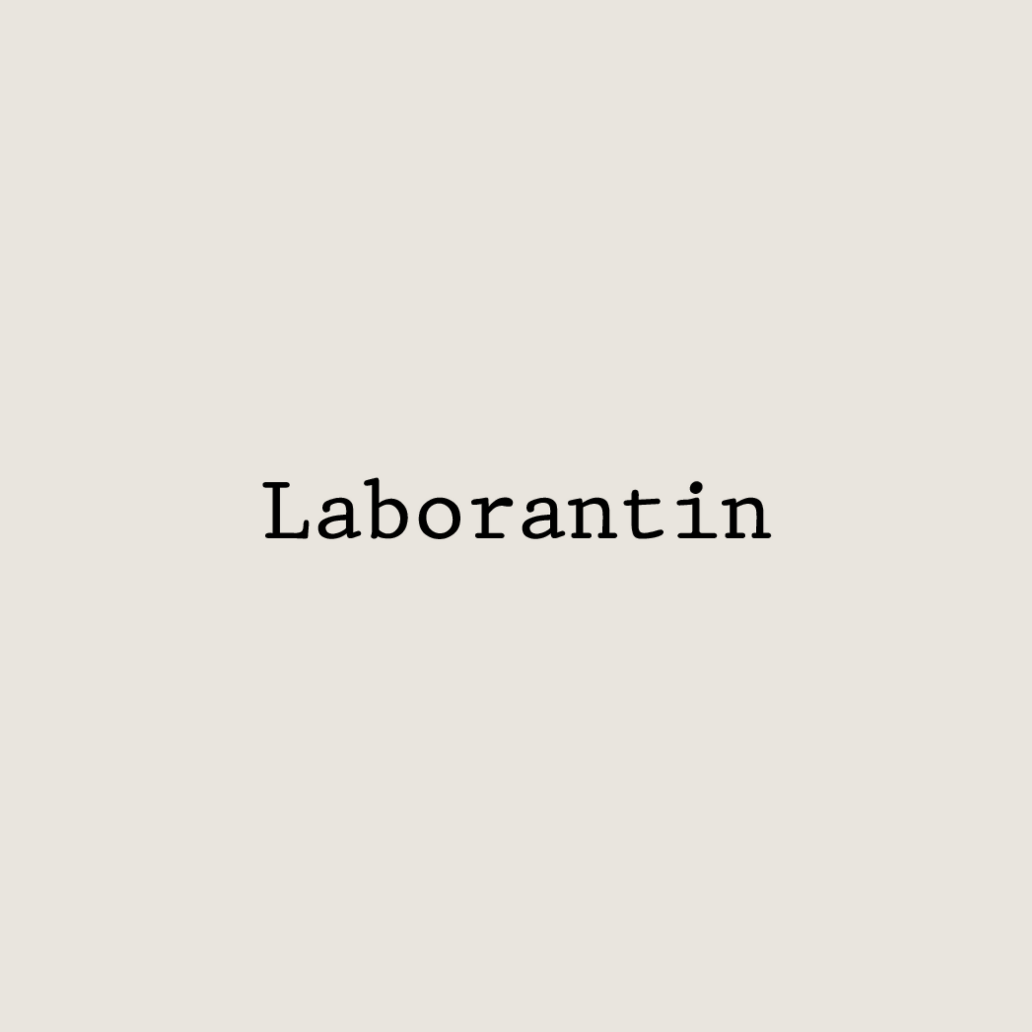 Laborantin