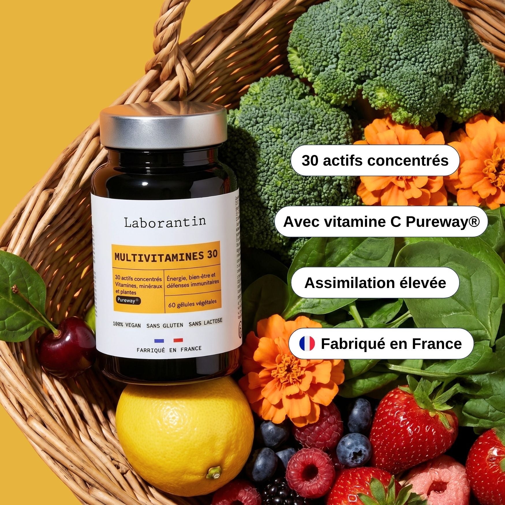 30 multivitamines complètes_Laborantin