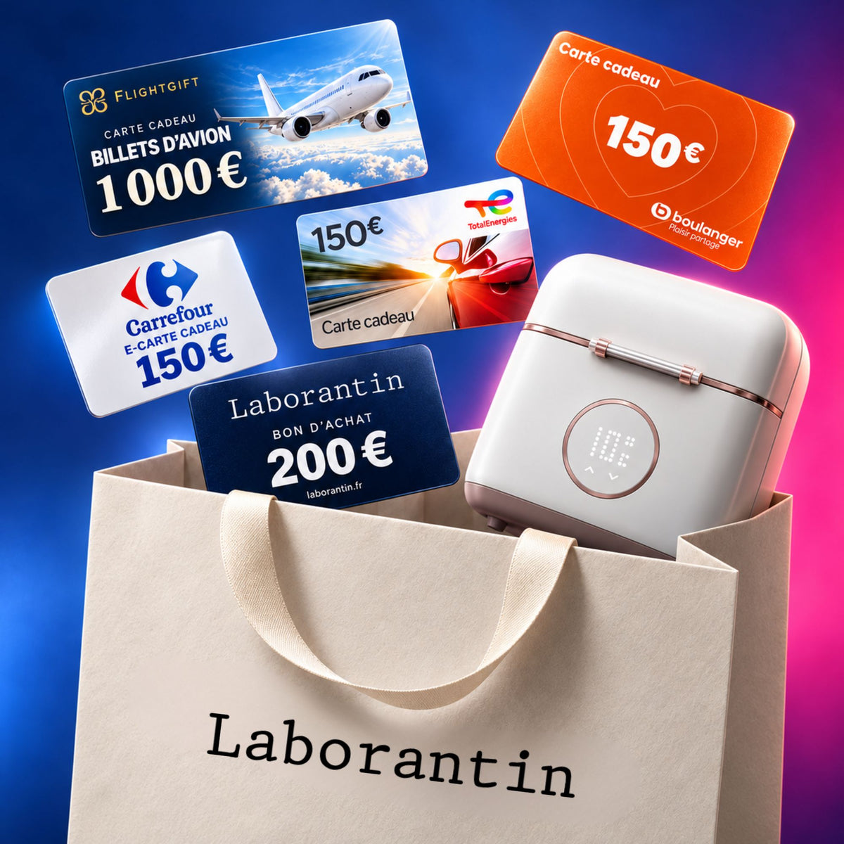 Laborantin_2500€ de cadeaux à gagner