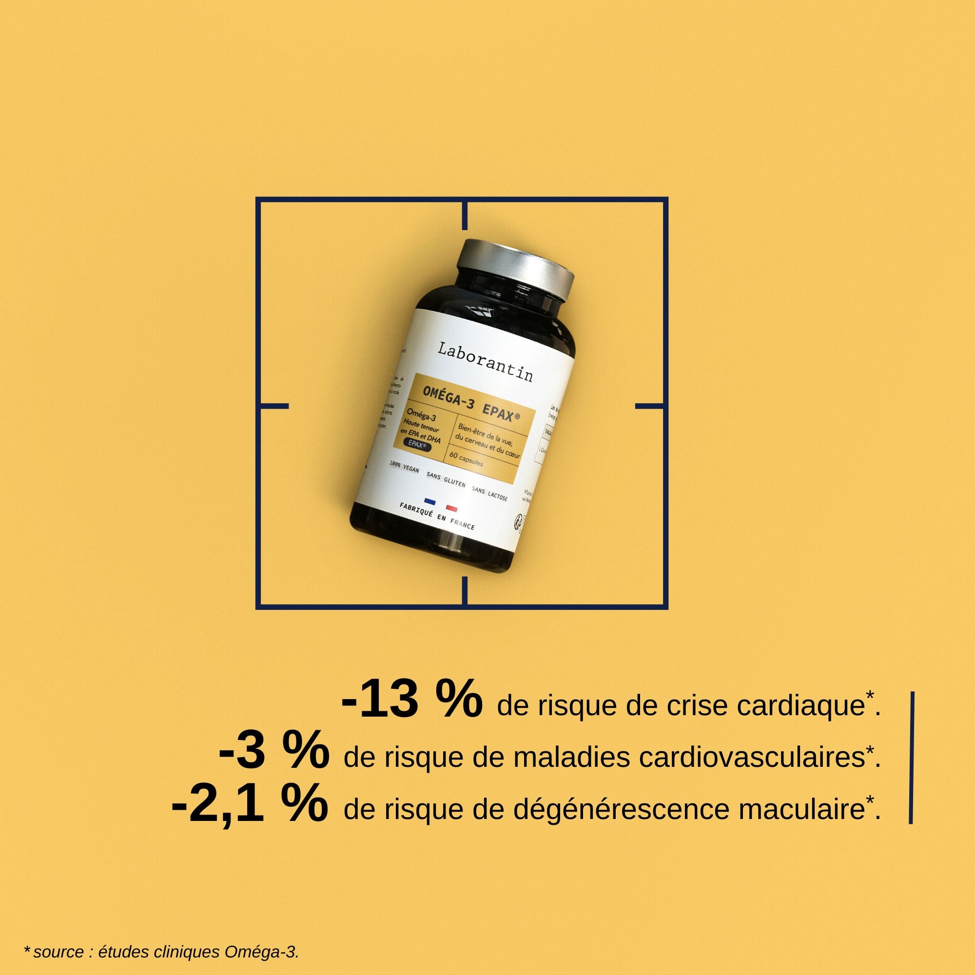 Oméga-3 cœur et cerveau_Laborantin