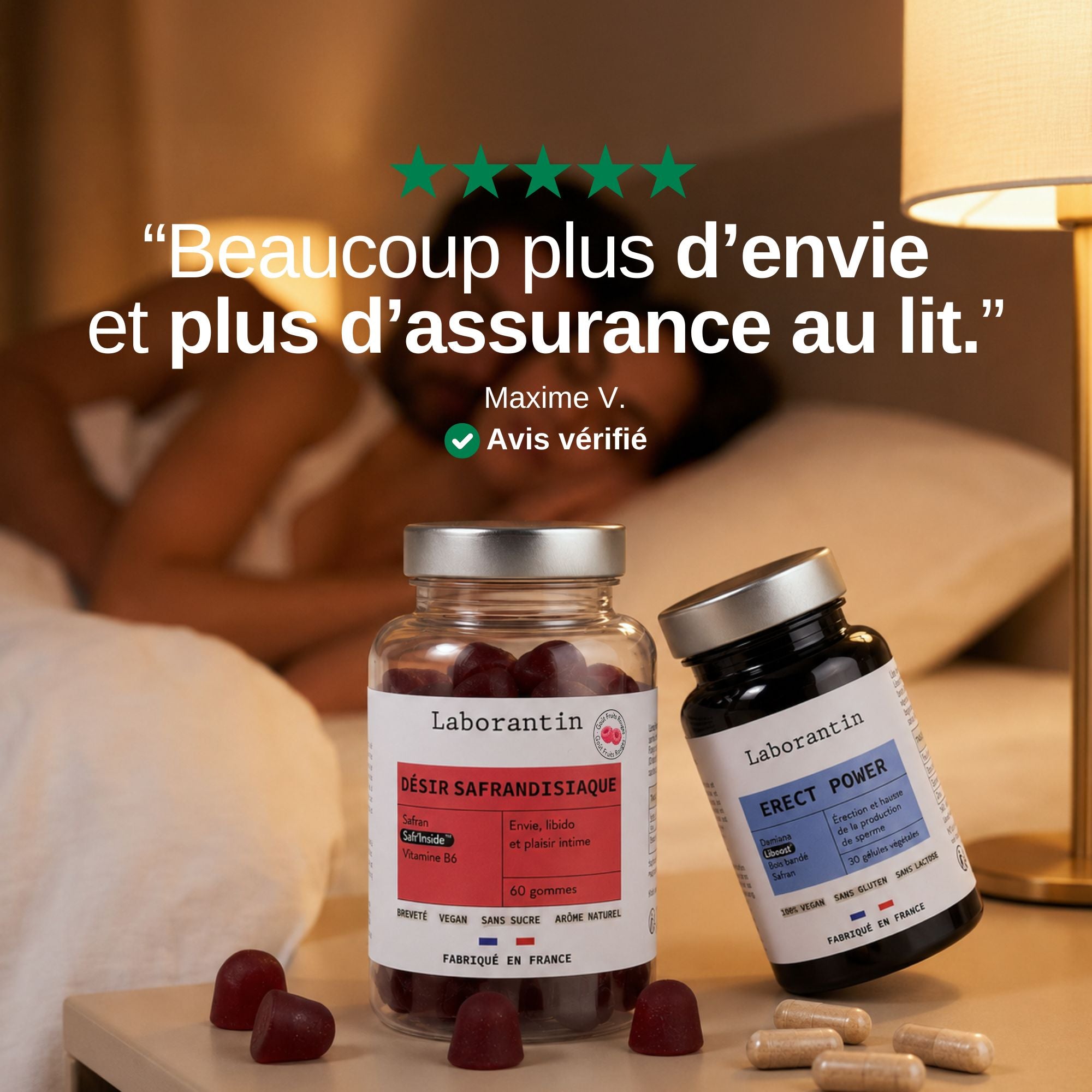 Avis vérifié Pack Alpha Désir_Laborantin
