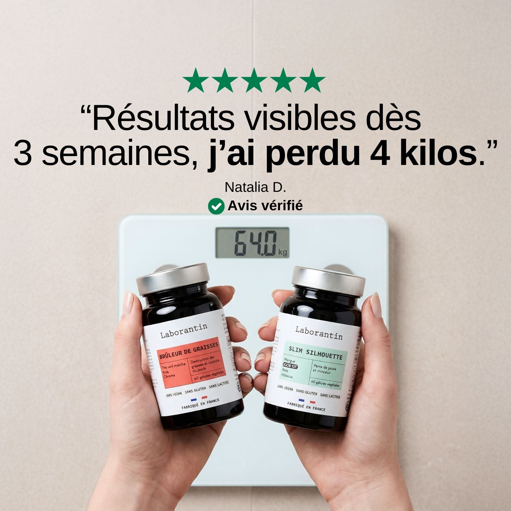 Avis vérifié Pack Minceur_Laborantin