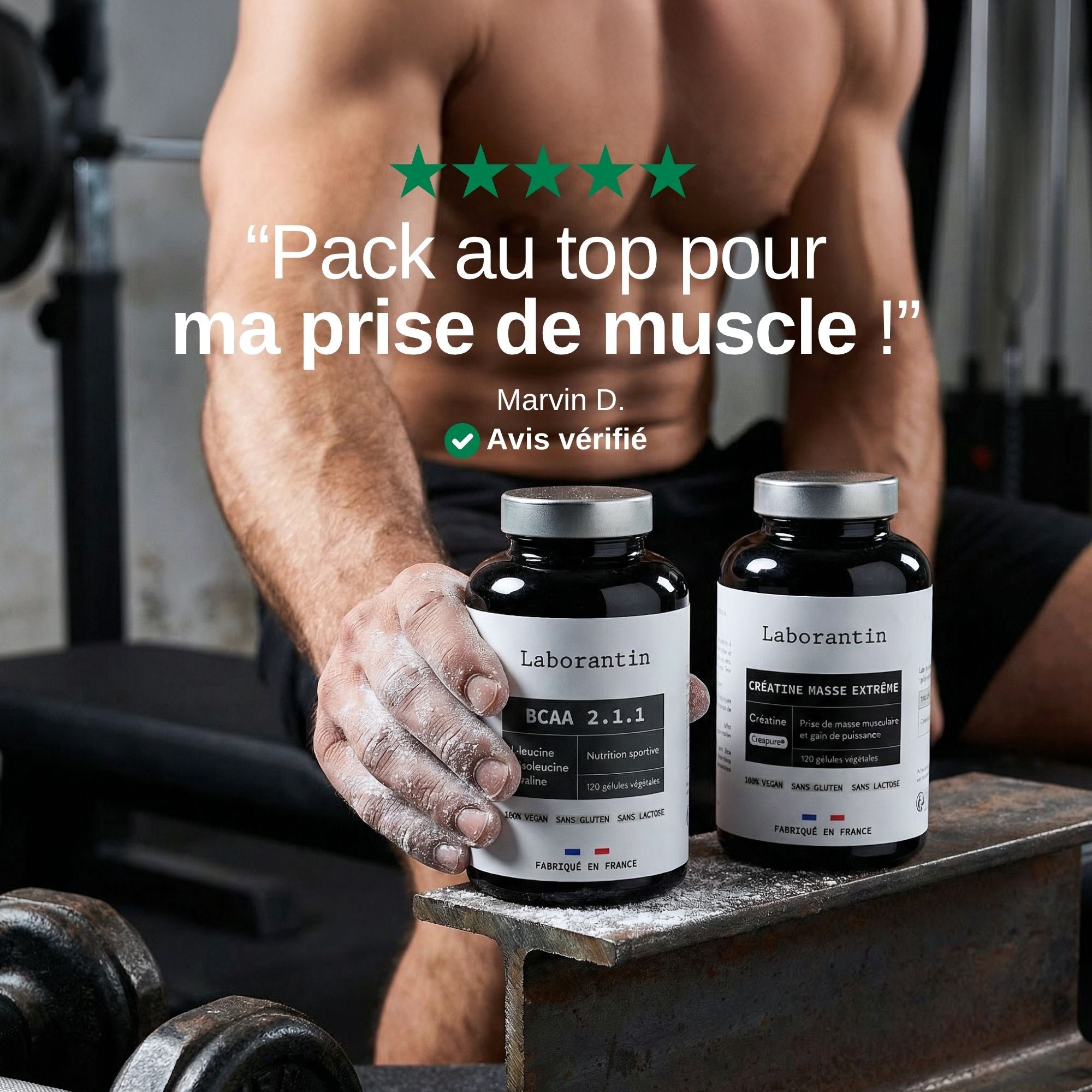 Avis vérifié Pack Musculation_Laborantin