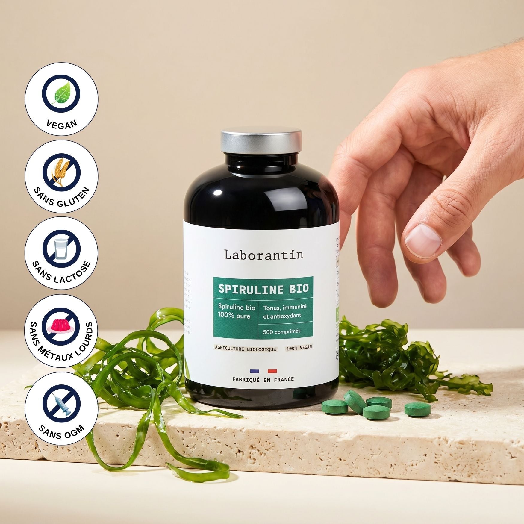 Spiruline Muscles et Tonus_Laborantin