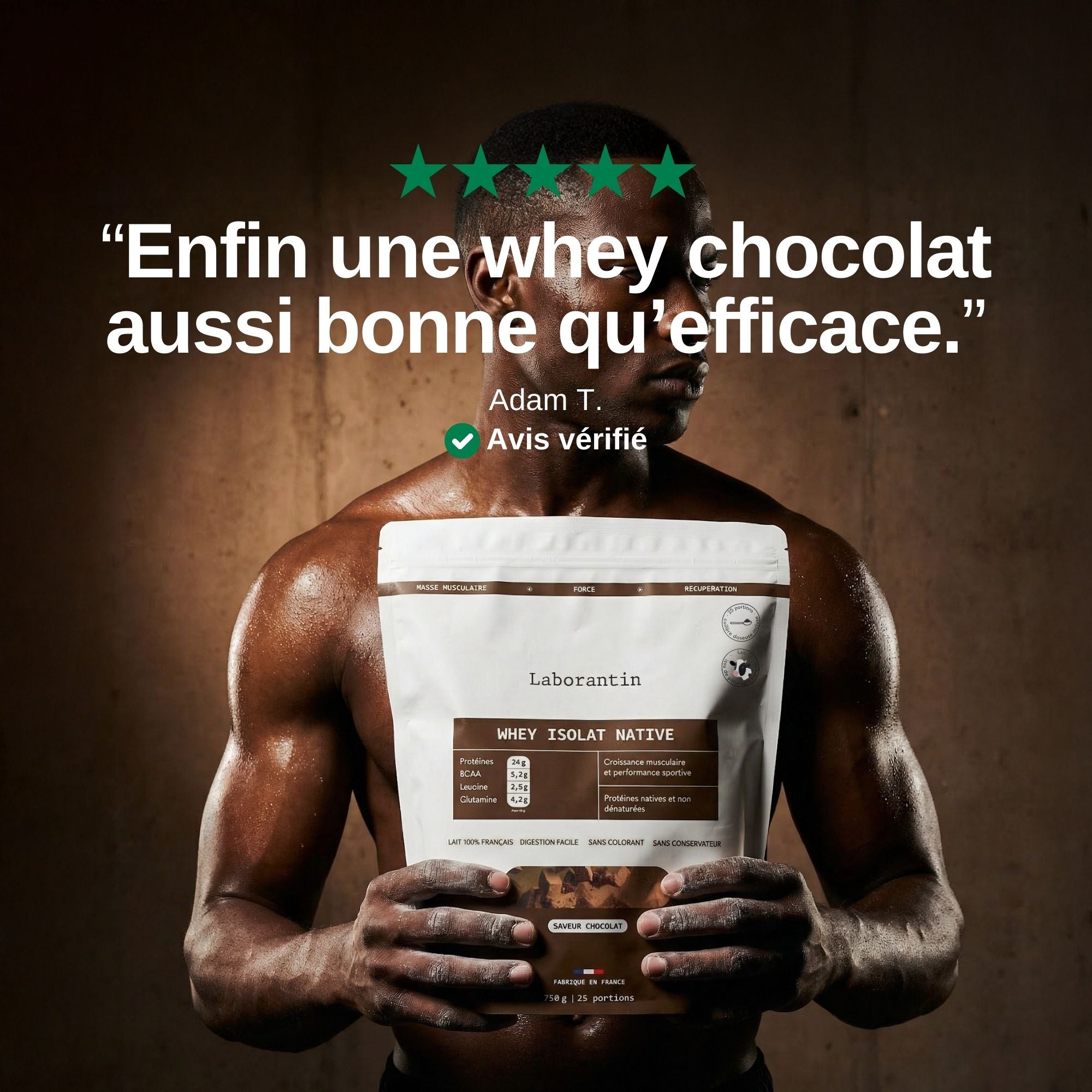 Avis vérifié Whey Chocolat_Laborantin
