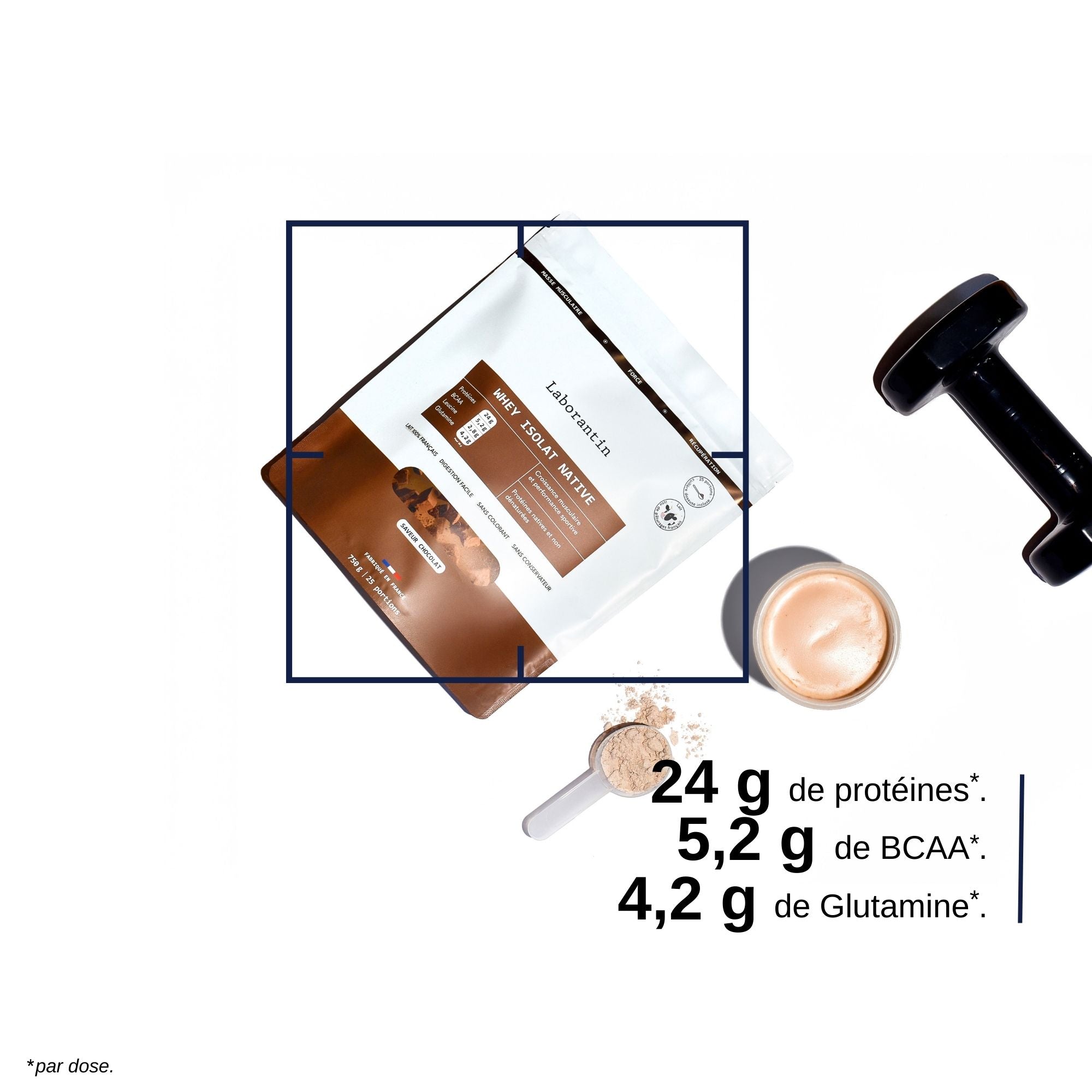 Whey française chocolat_Laborantin