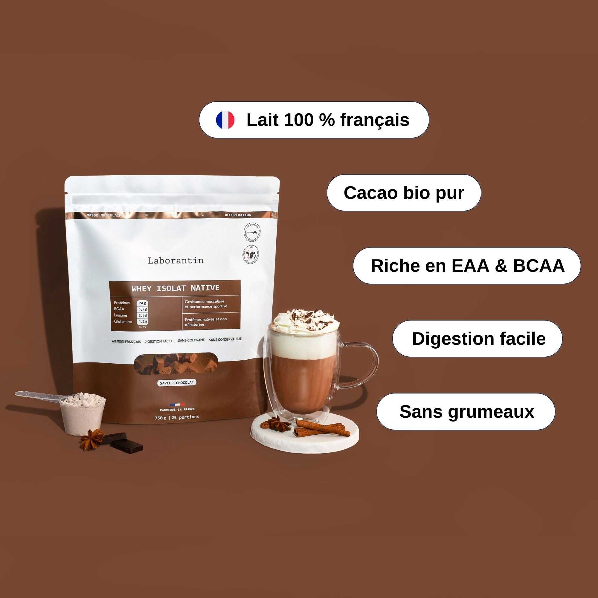 Whey Isolat Lait français_Laborantin