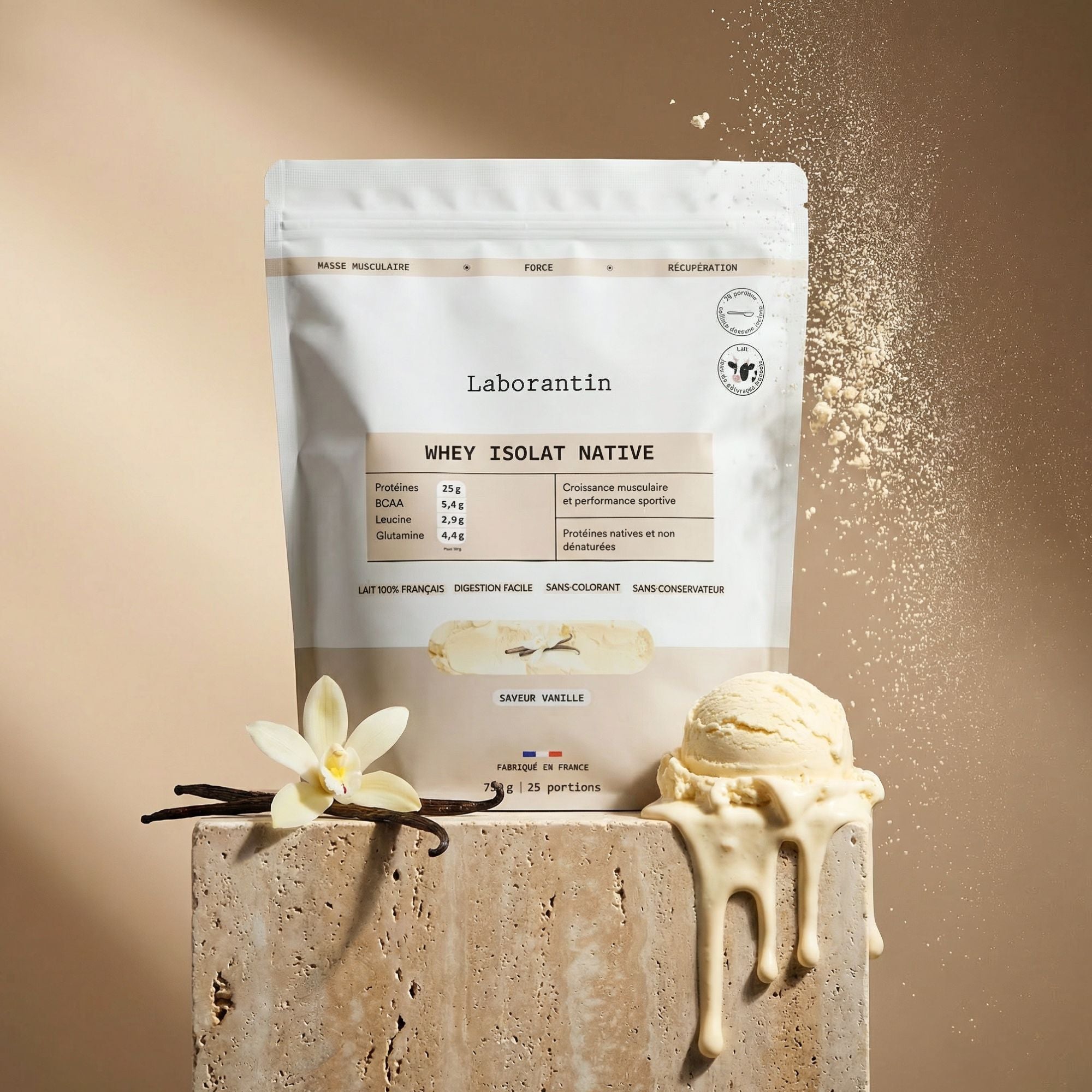 Whey Native Isolat Vanille_Laborantin
