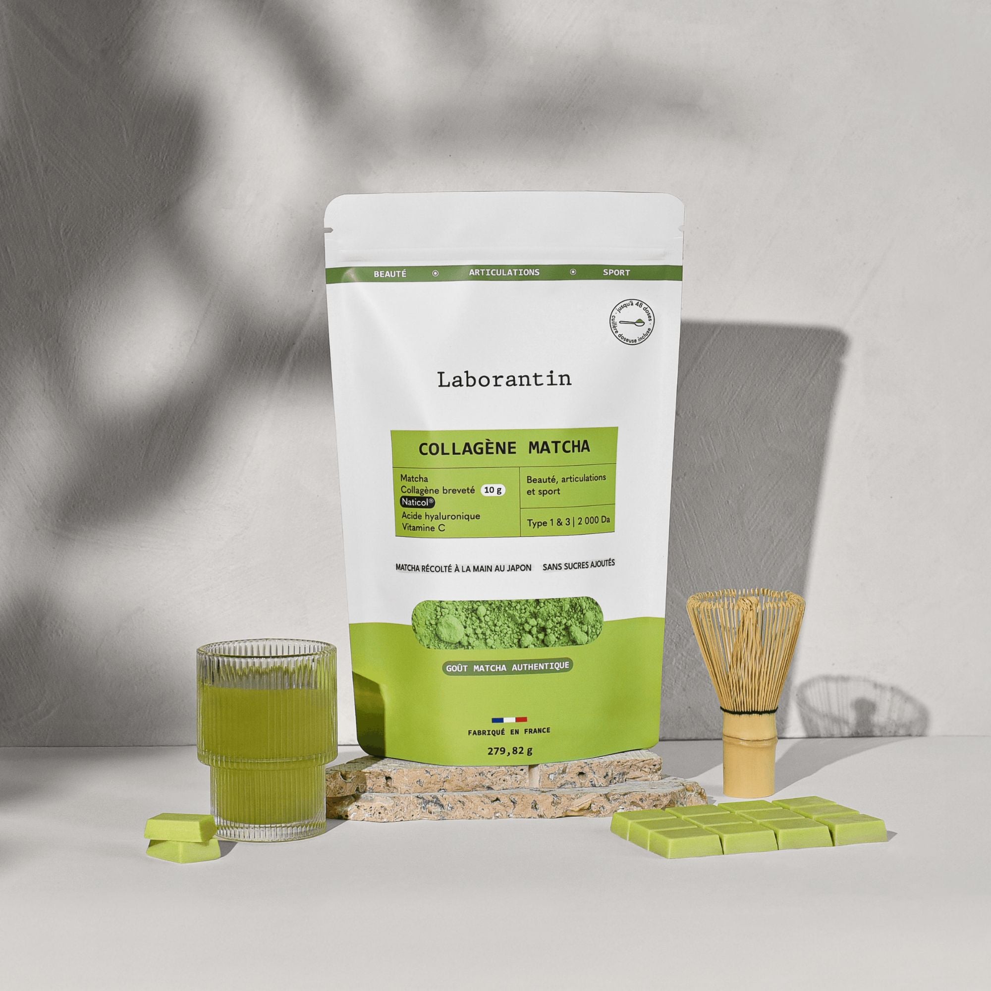 Poudre de Collagène Matcha_Laborantin