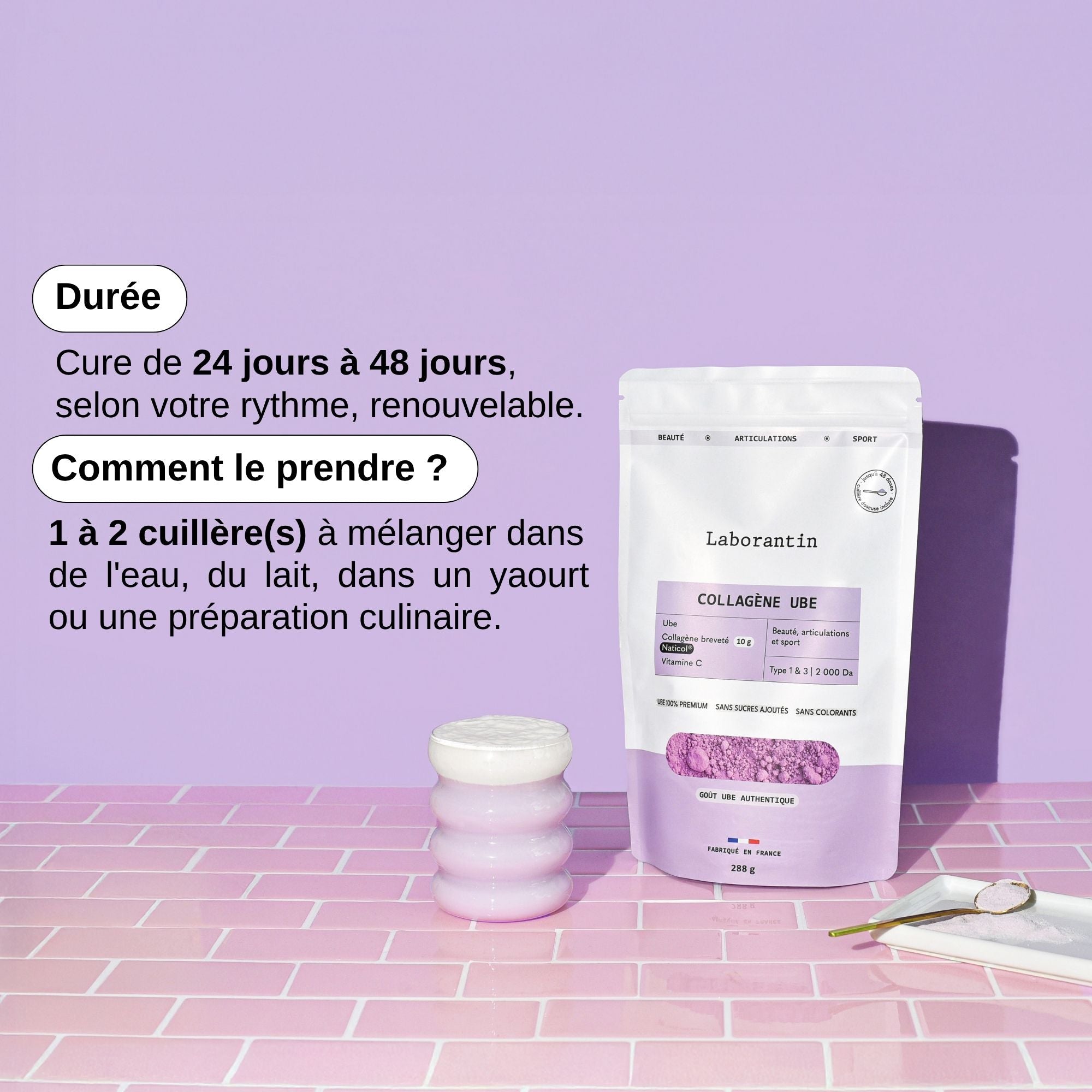 Collagène UbePoudre_Laborantin