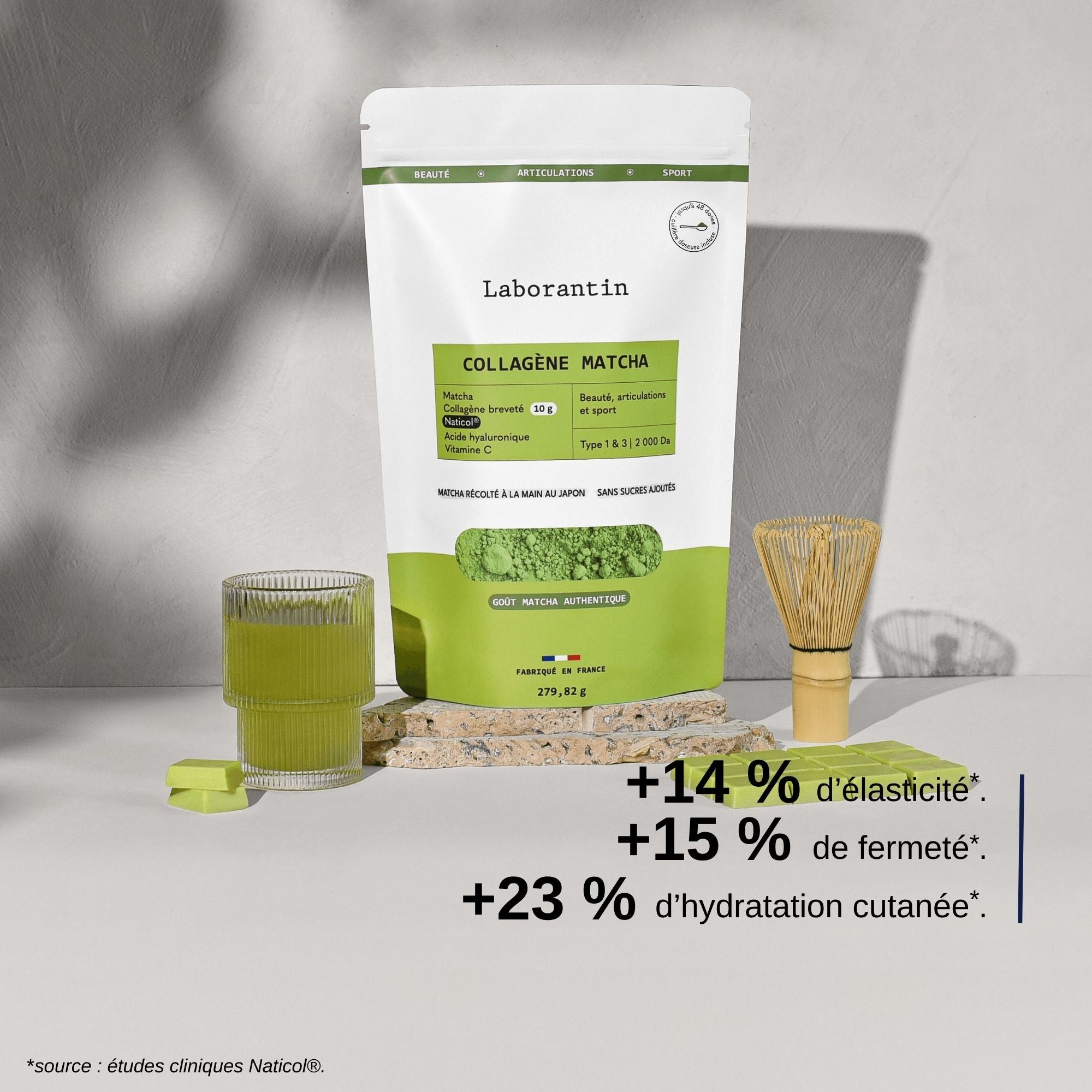 Résultats Collagène Matcha_Laborantin