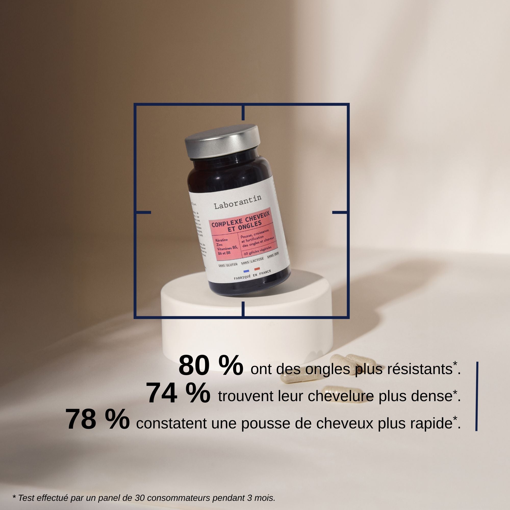 Résultats prouvés Pousse des cheveux_Laborantin