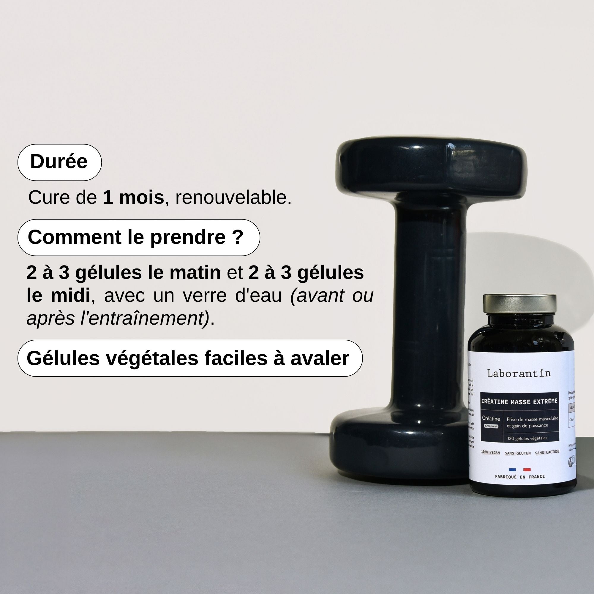 Créatine muscle sec_Laborantin