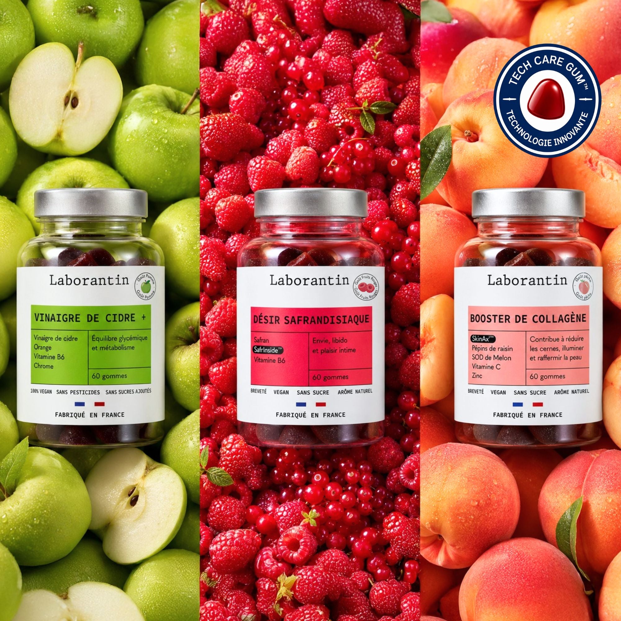 Gummies Arômes naturels_Laborantin