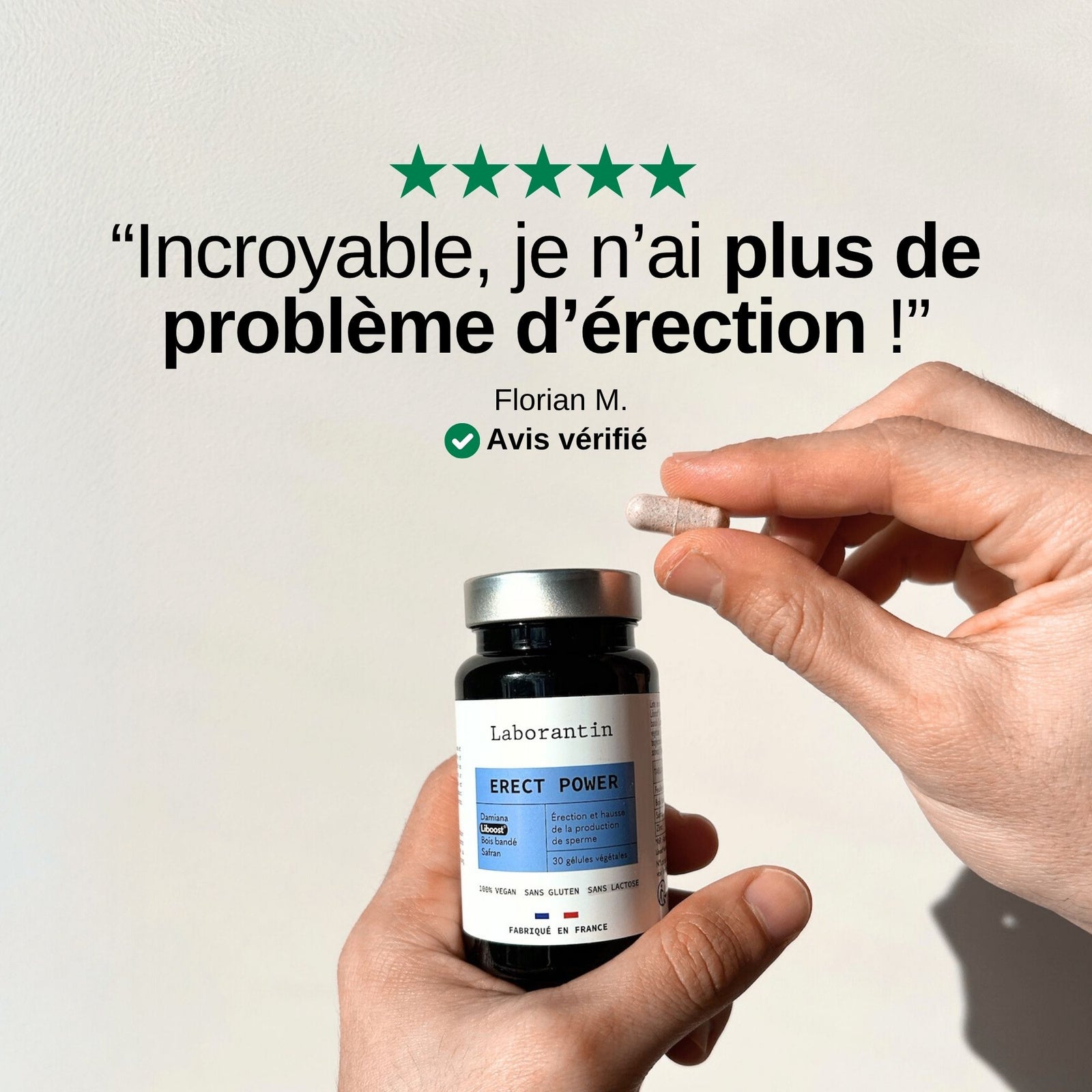 Erect Power - résultats cliniques