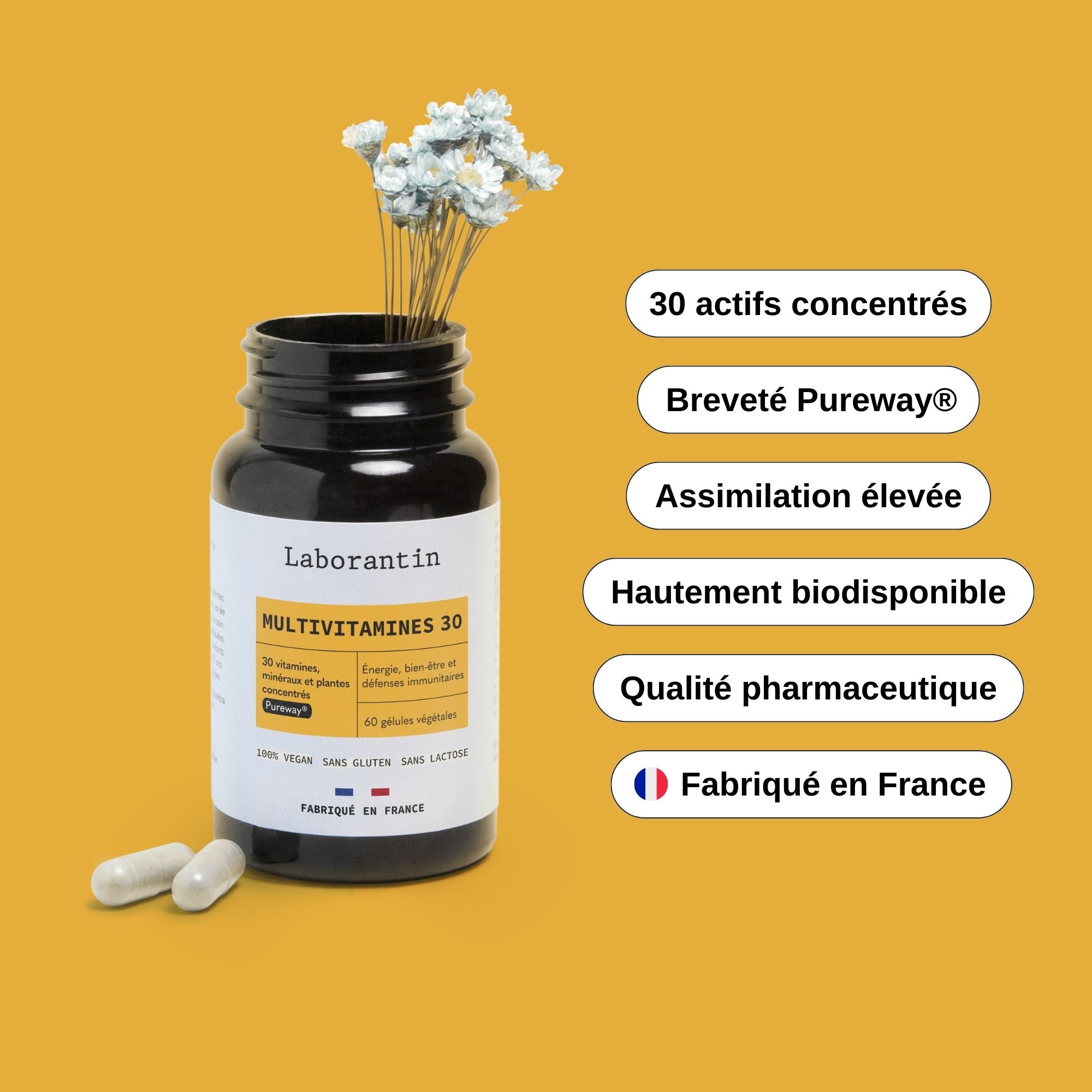 30 multivitamines complètes_Laborantin