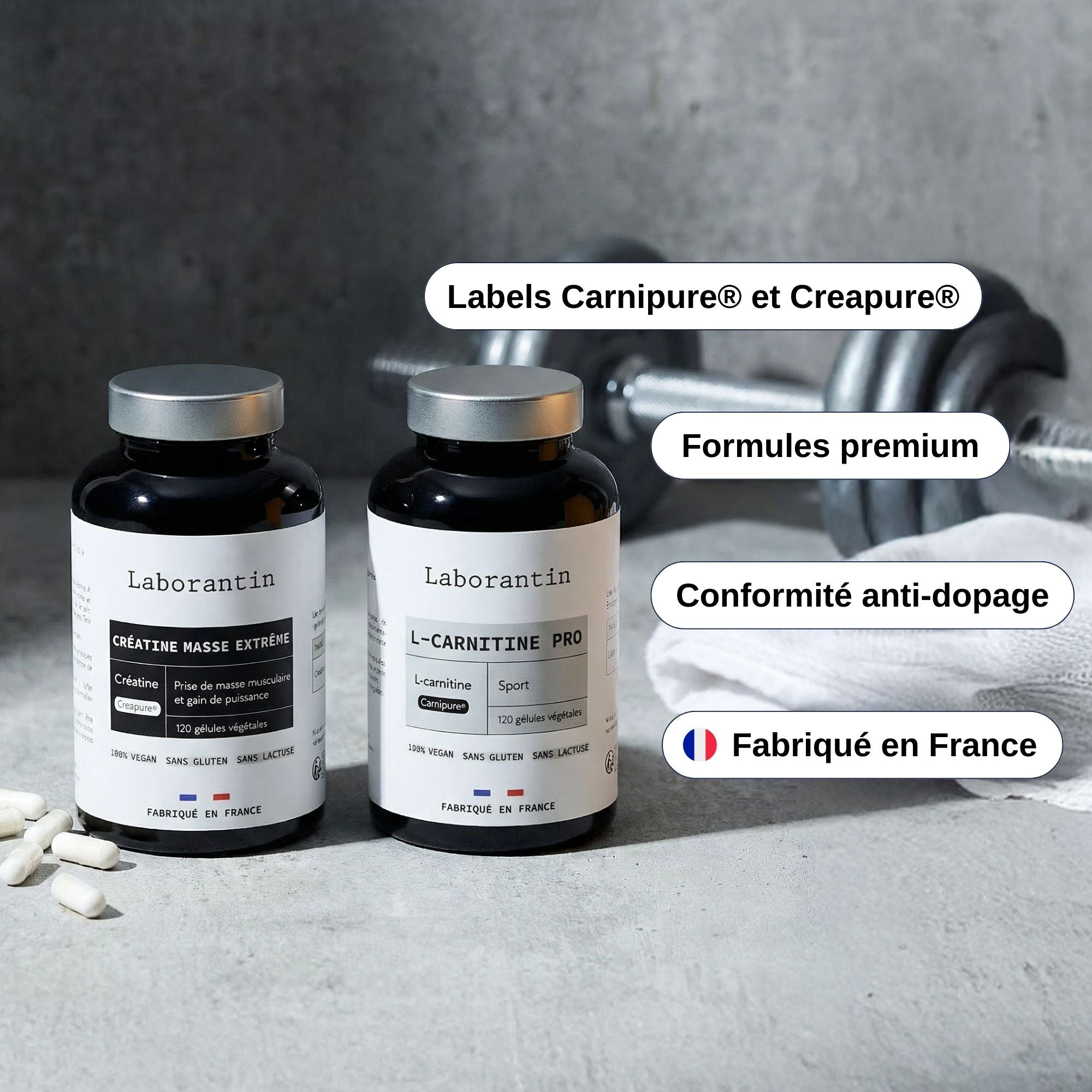 Pack Sport Sèche et Masse_Laborantin 