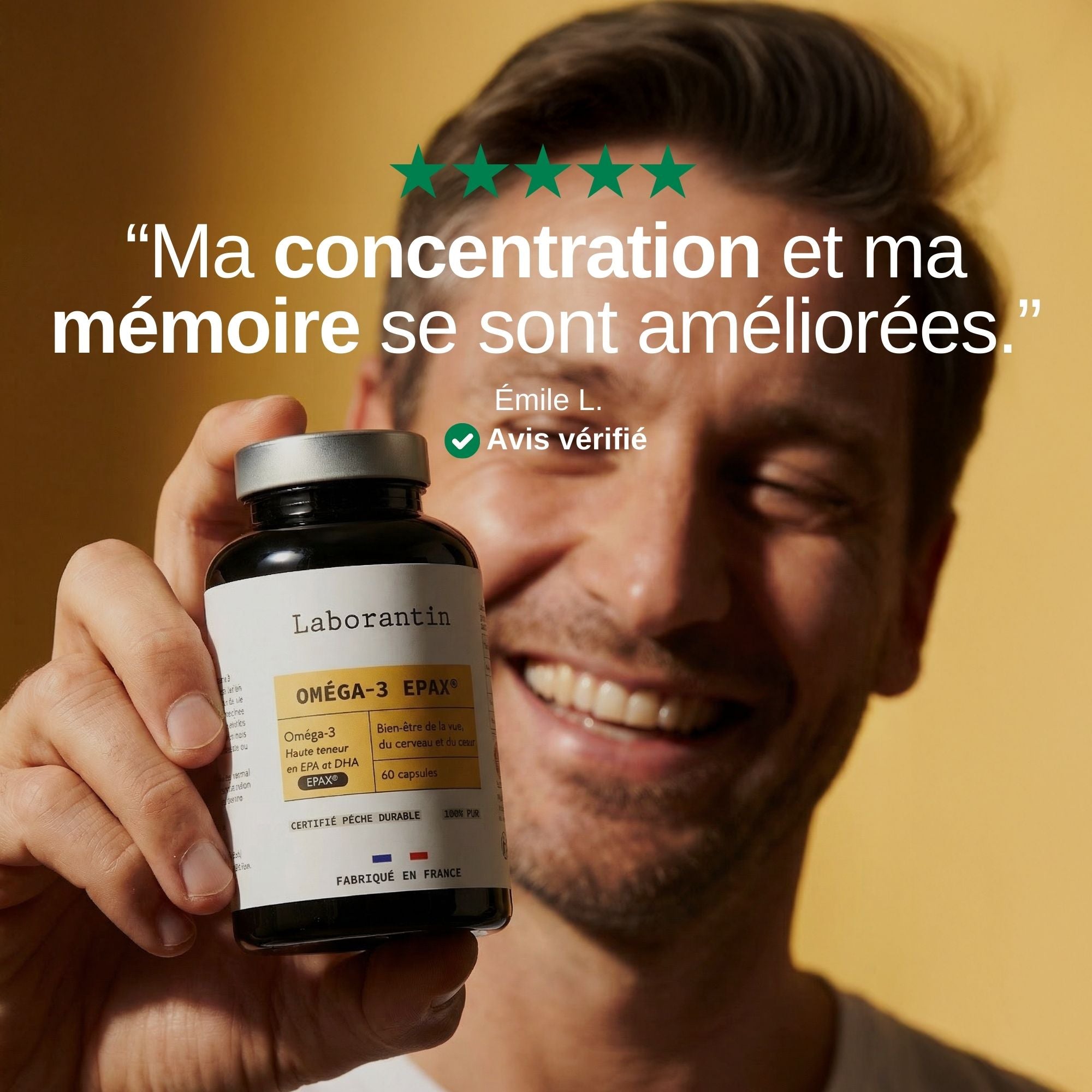 Avis Client Oméga-3 Epax_Laborantin