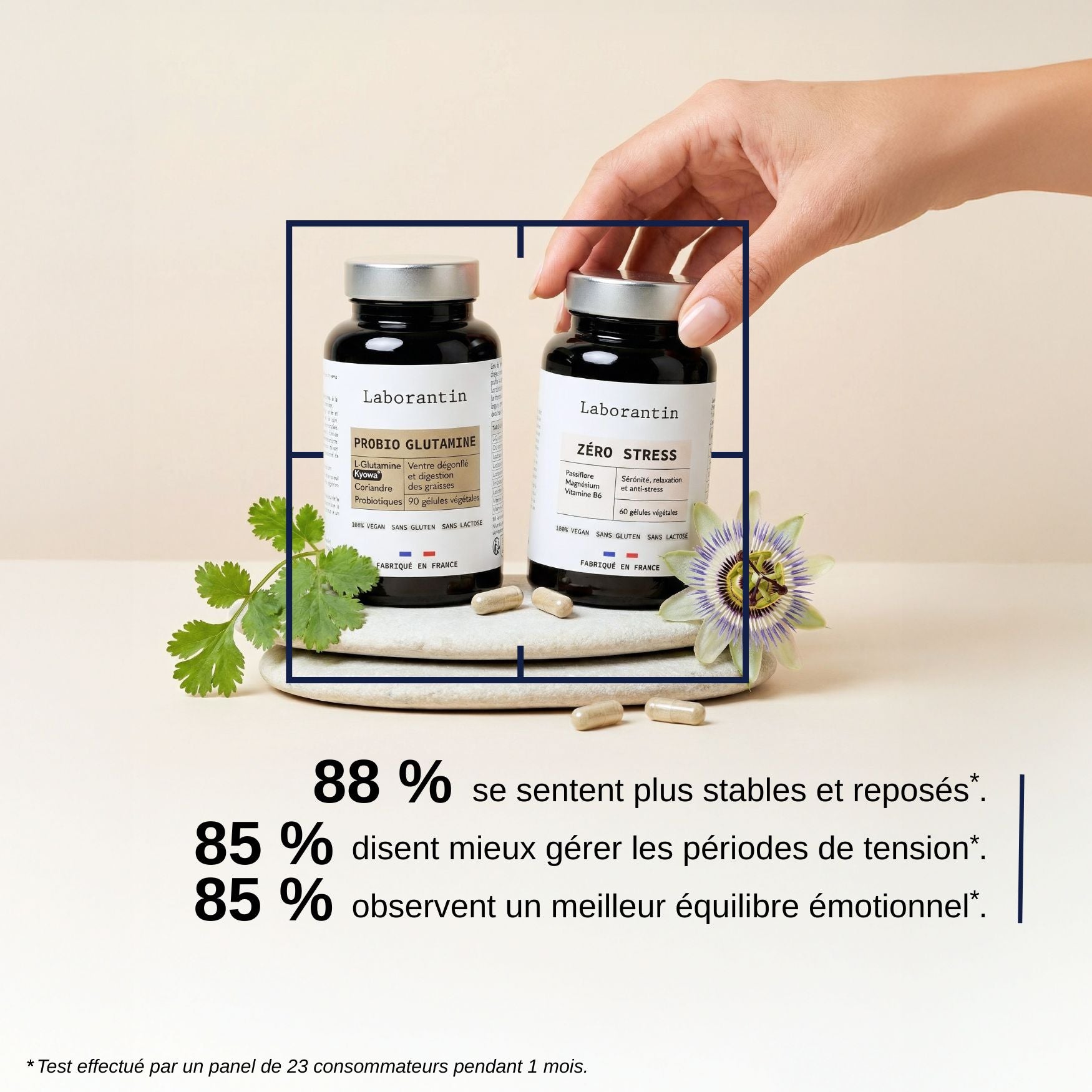 Efficacité prouvée Cortisol_Laborantin