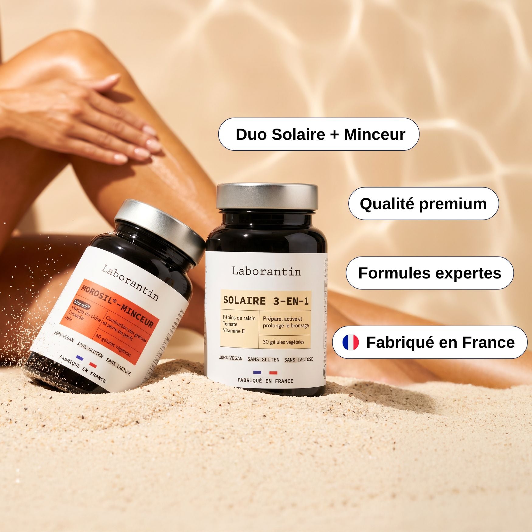 Pack Estival avec compléments Solaire 3-en-1 et Morosil Minceur_Laborantin 