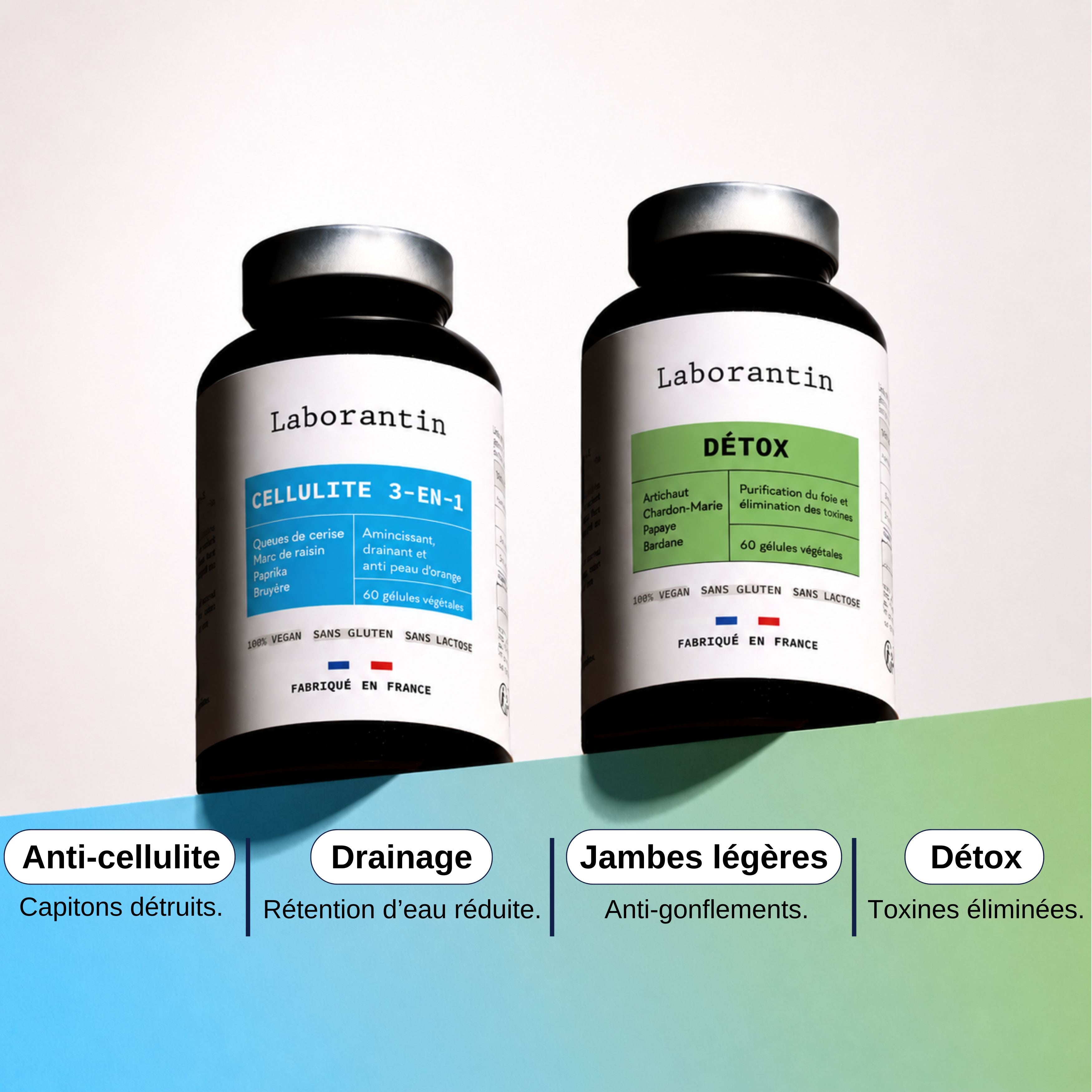 Pack Rétention D'eau Cellulite et Détox_Laborantin