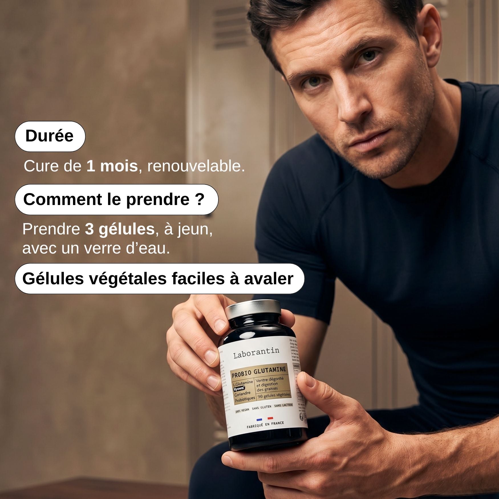 Probio Glutamine Récupération_Laborantin