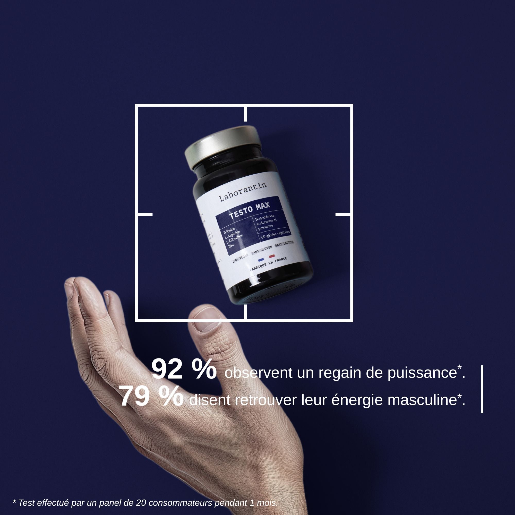 Efficacité prouvée Testo Max_Laborantin