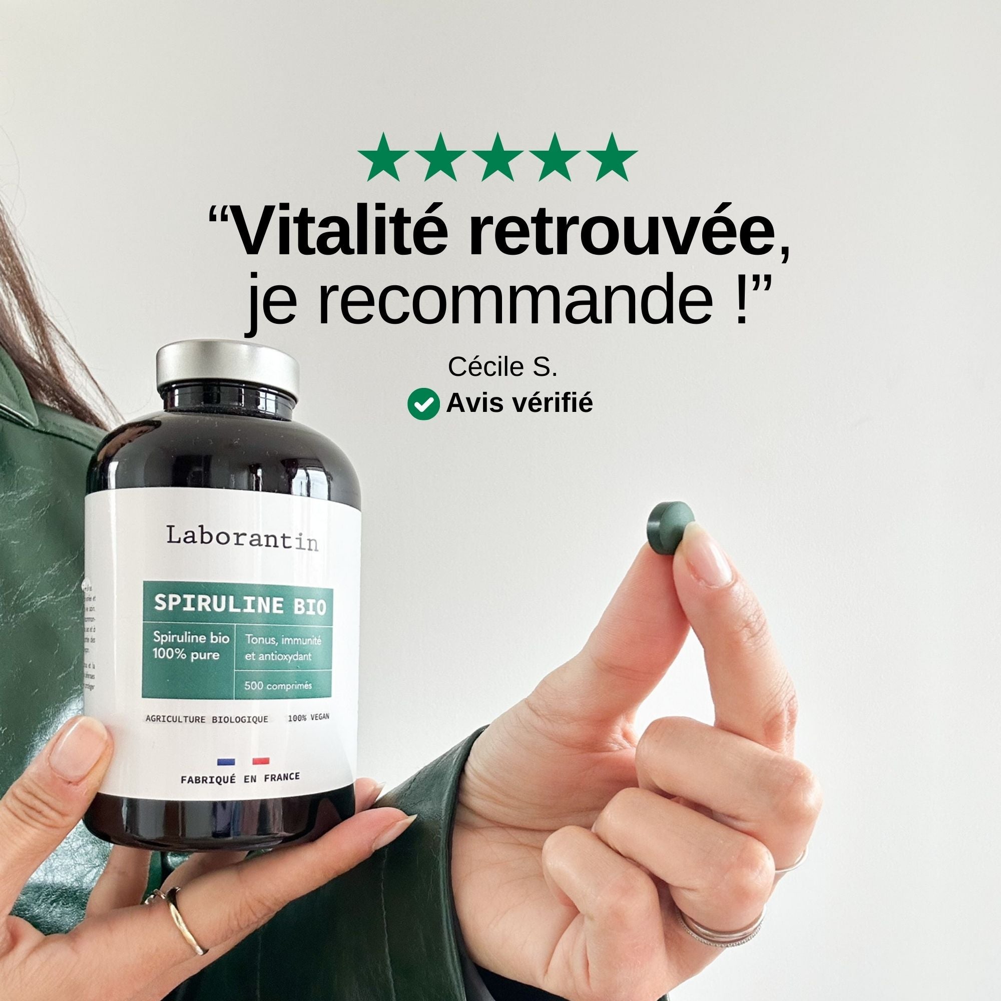 Avis superaliment spiruline_Laborantin