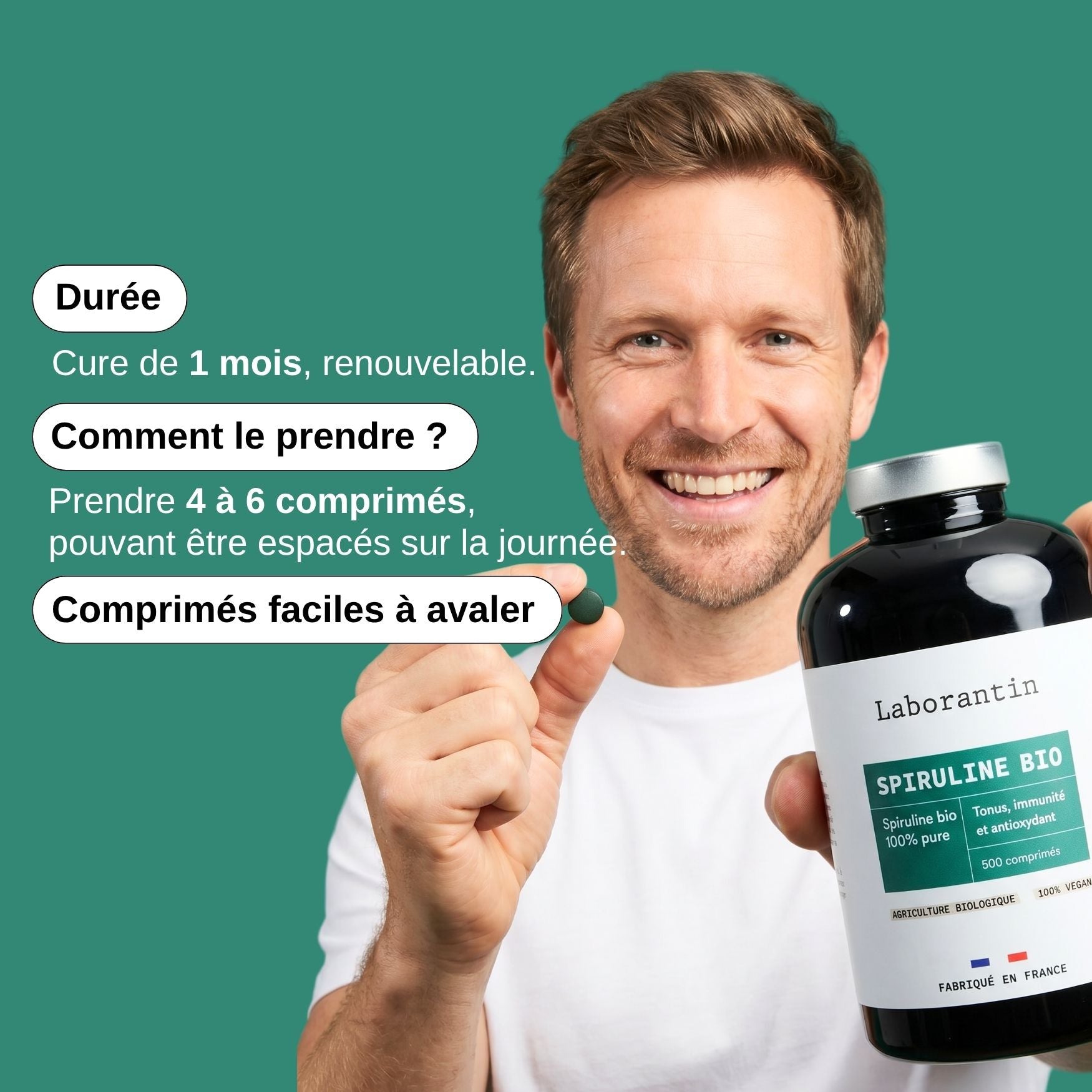 Meilleure Spiruline Française_Laborantin