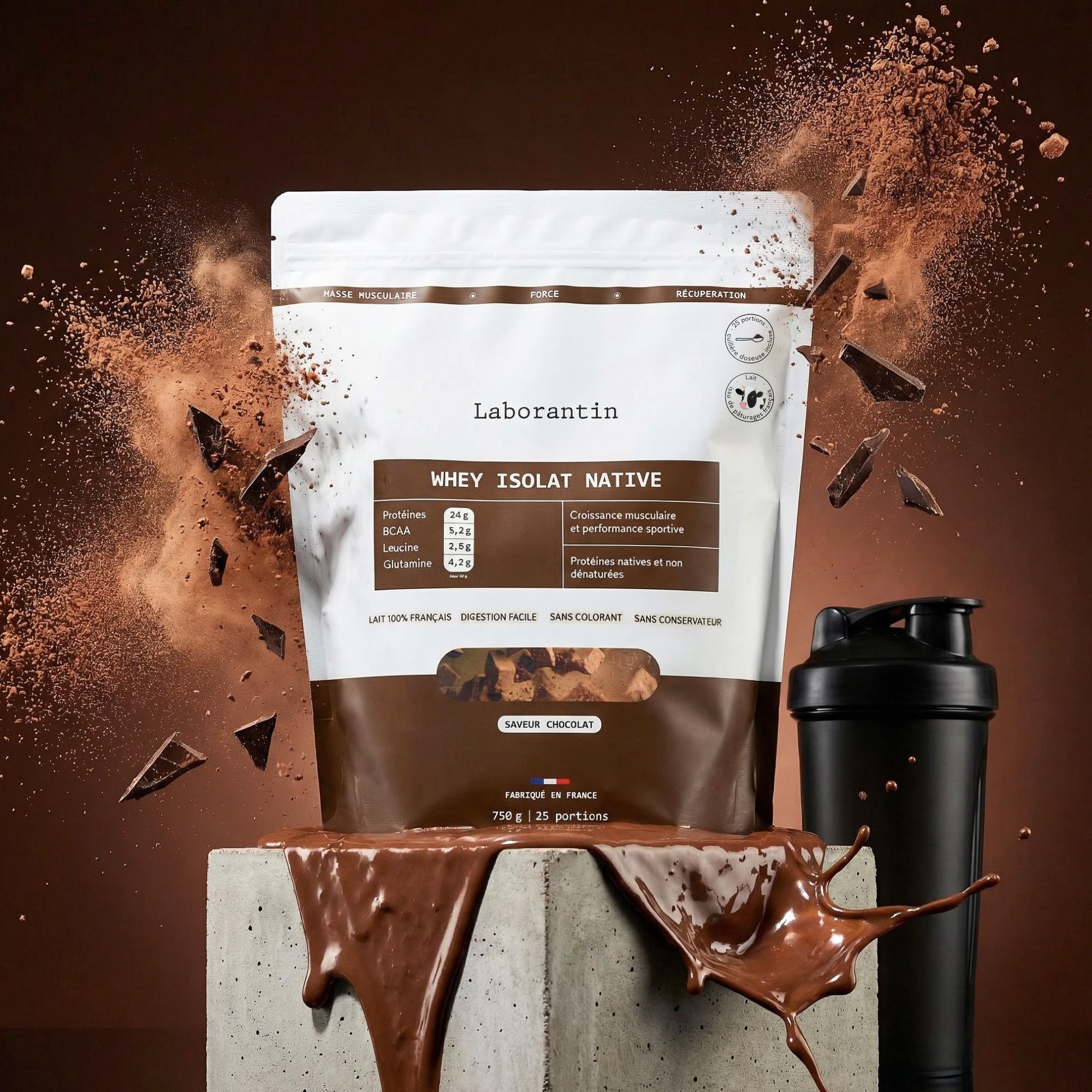 Whey Isolat Native Chocolat_Prise de masse