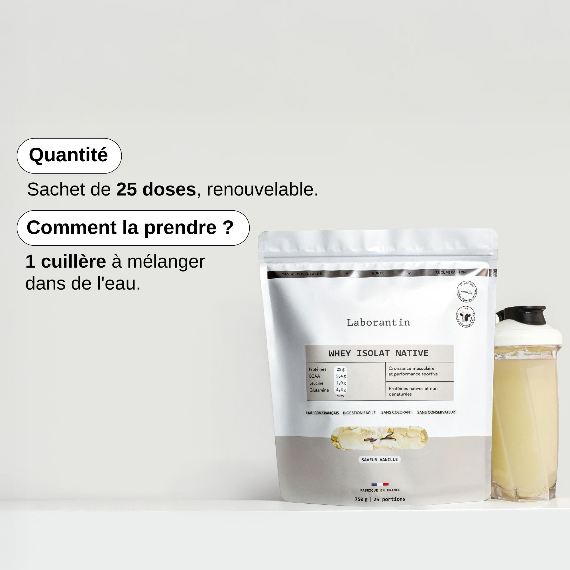 Comment prendre la Whey Isolat_Laborantin