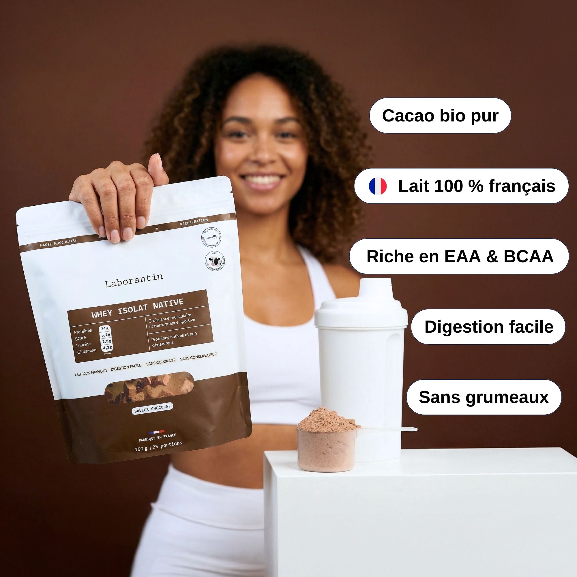Whey Isolat Lait français_Laborantin