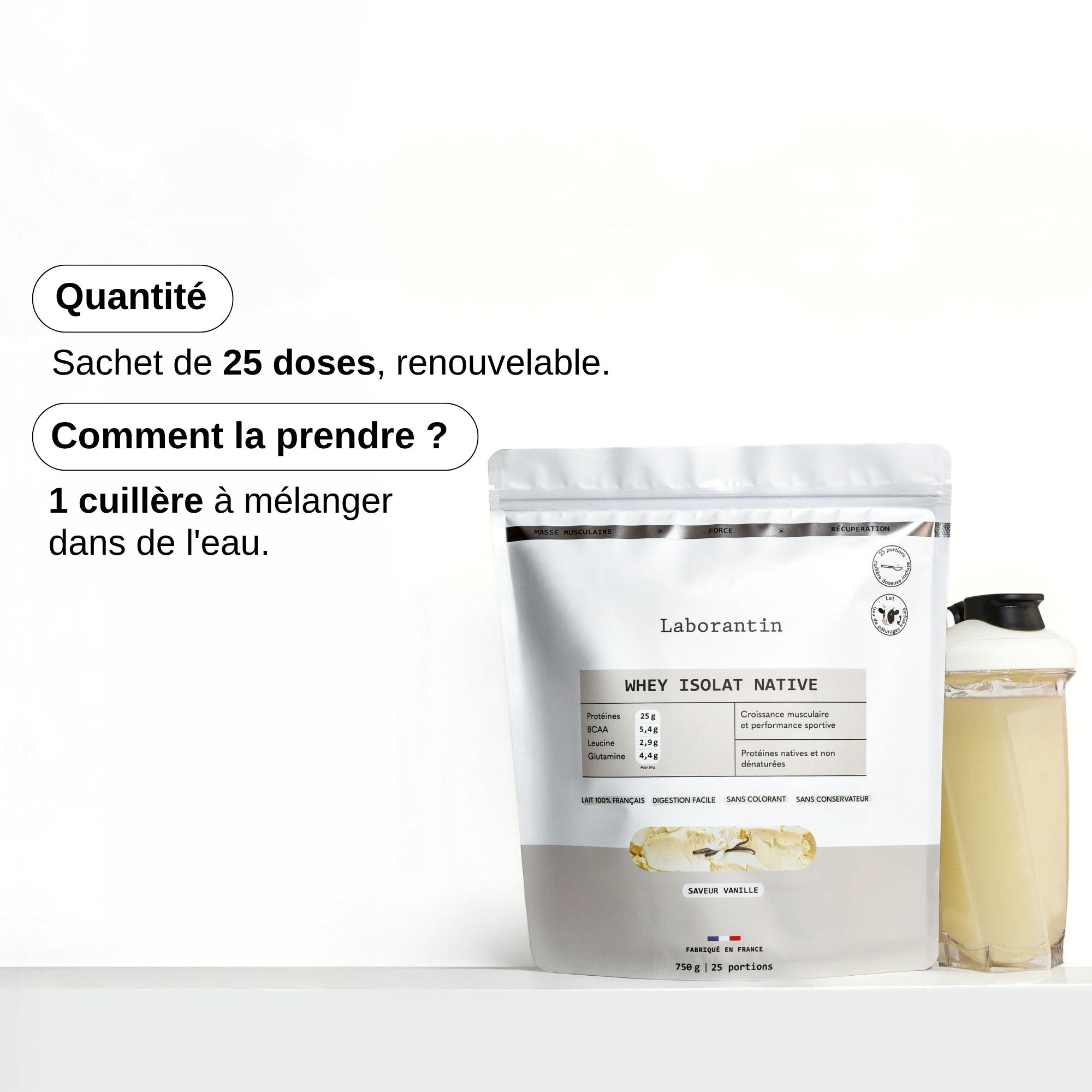 Comment prendre la Whey Isolat_Laborantin